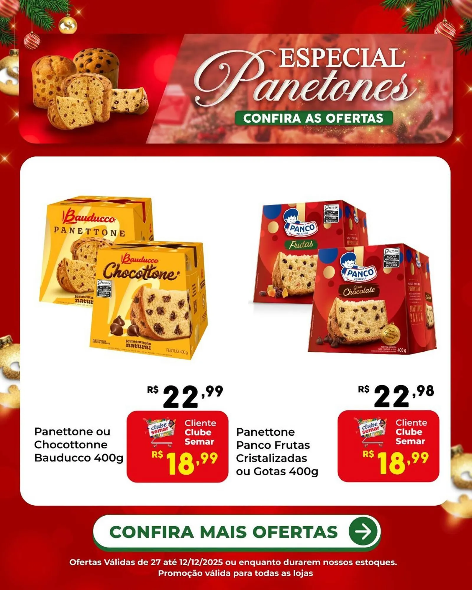 Encarte de Folheto Semar Supermercado 3 de dezembro até 12 de dezembro 2025 - Pagina 1