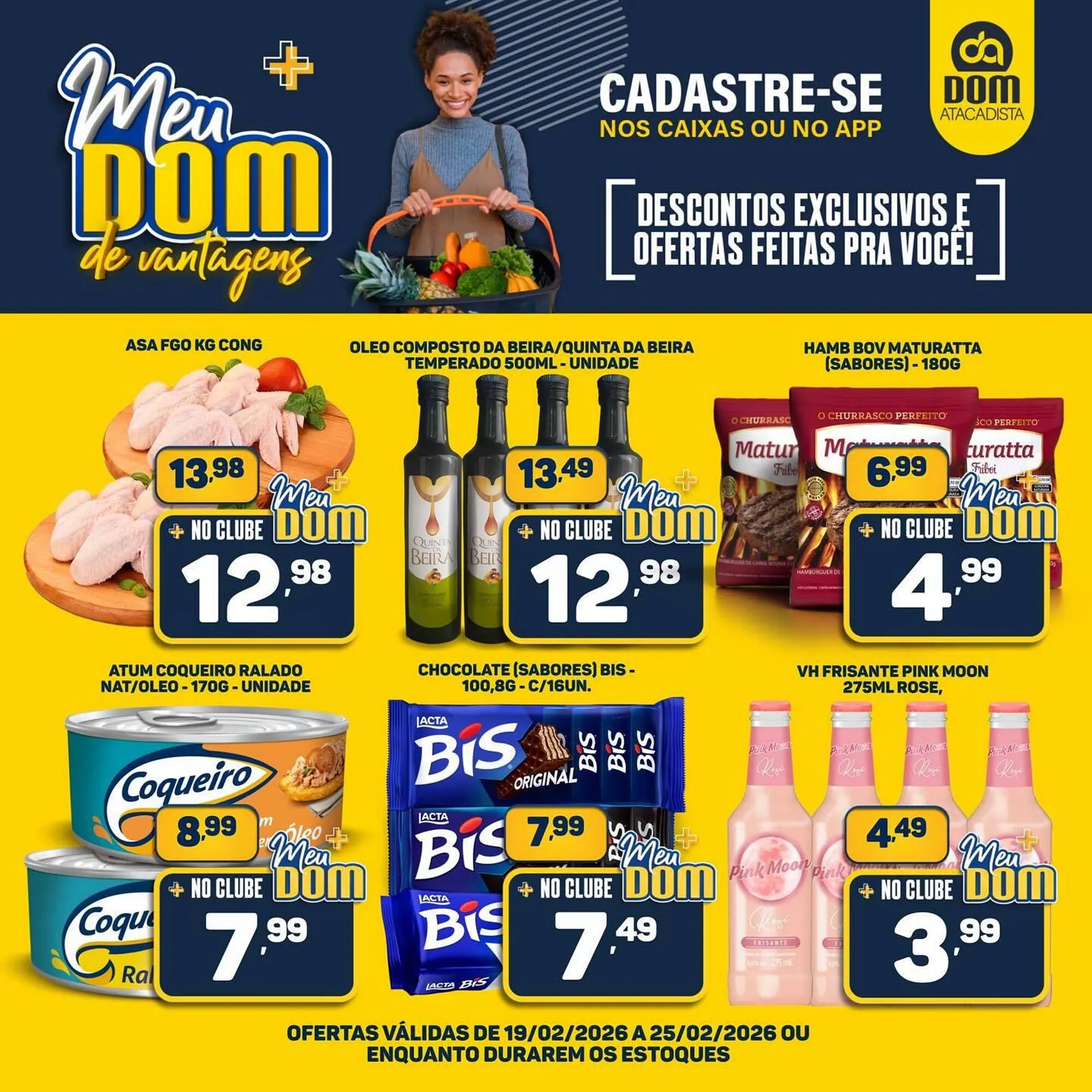 Encarte de Encarte Dom Atacadista 19 de fevereiro até 26 de fevereiro 2026 - Pagina 1