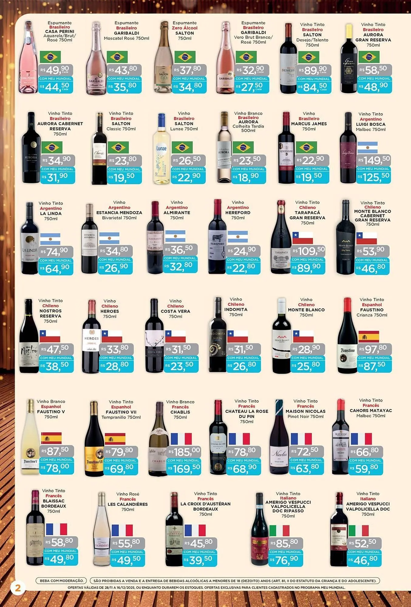 Encarte de Encarte Supermercados Mundial 28 de novembro até 17 de dezembro 2025 - Pagina 2