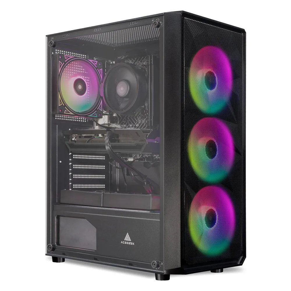 PC Gamer Pichau Shax III, Intel i5-14400F, GeForce RTX 5060 Ti 8GB, 16GB DDR4, SSD M.2 1TB