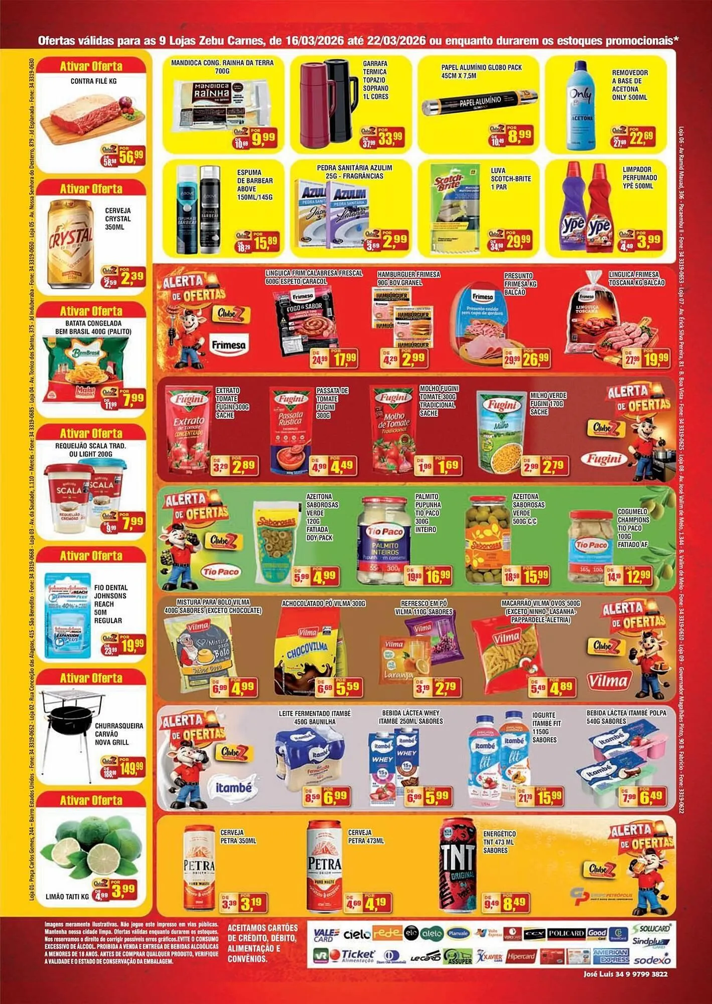 Encarte de Catálogo Zebu Carnes Supermercados 16 de março até 22 de março 2026 - Pagina 2
