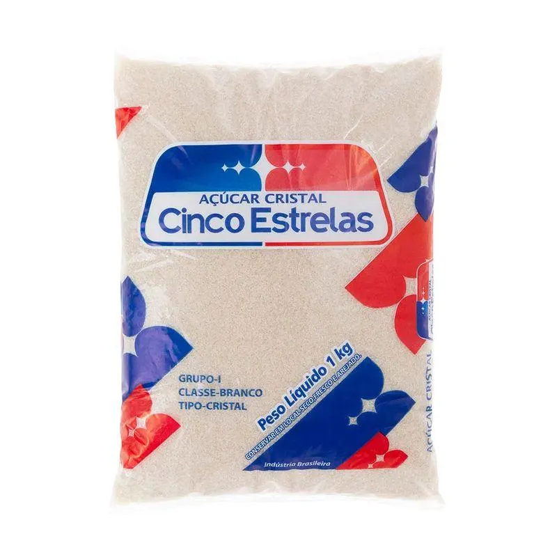 Açúcar Cristal 5 Estrelas 1Kg