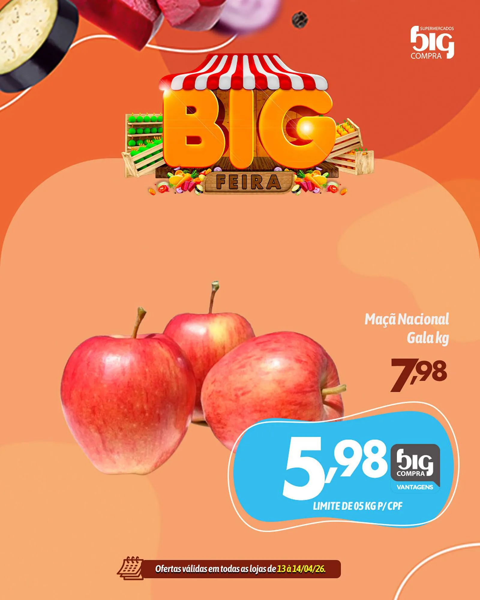 Encarte de Catálogo Supermercados Big Compra 13 de abril até 14 de abril 2026 - Pagina 3
