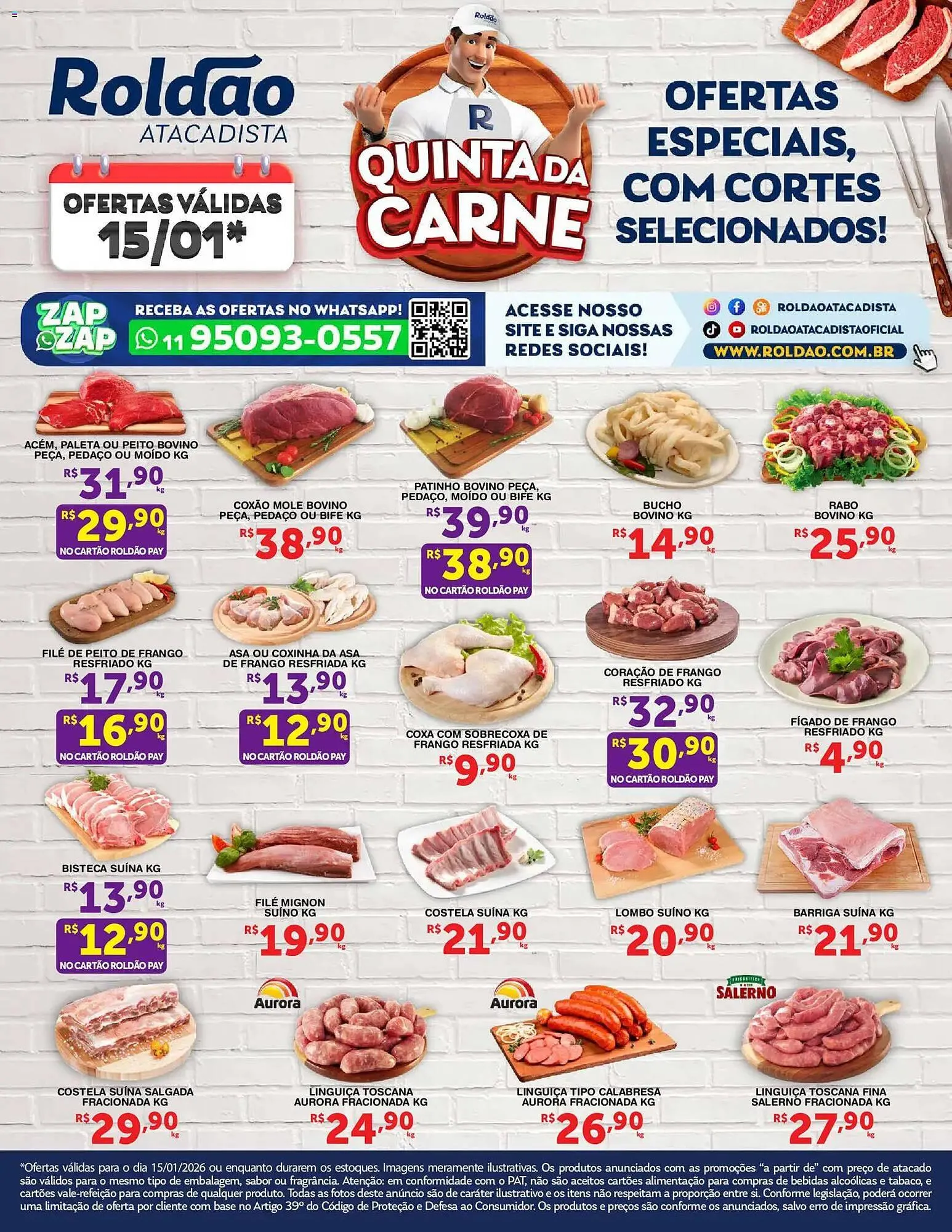 Encarte de Folheto Roldão 15 de janeiro até 16 de janeiro 2026 - Pagina 1