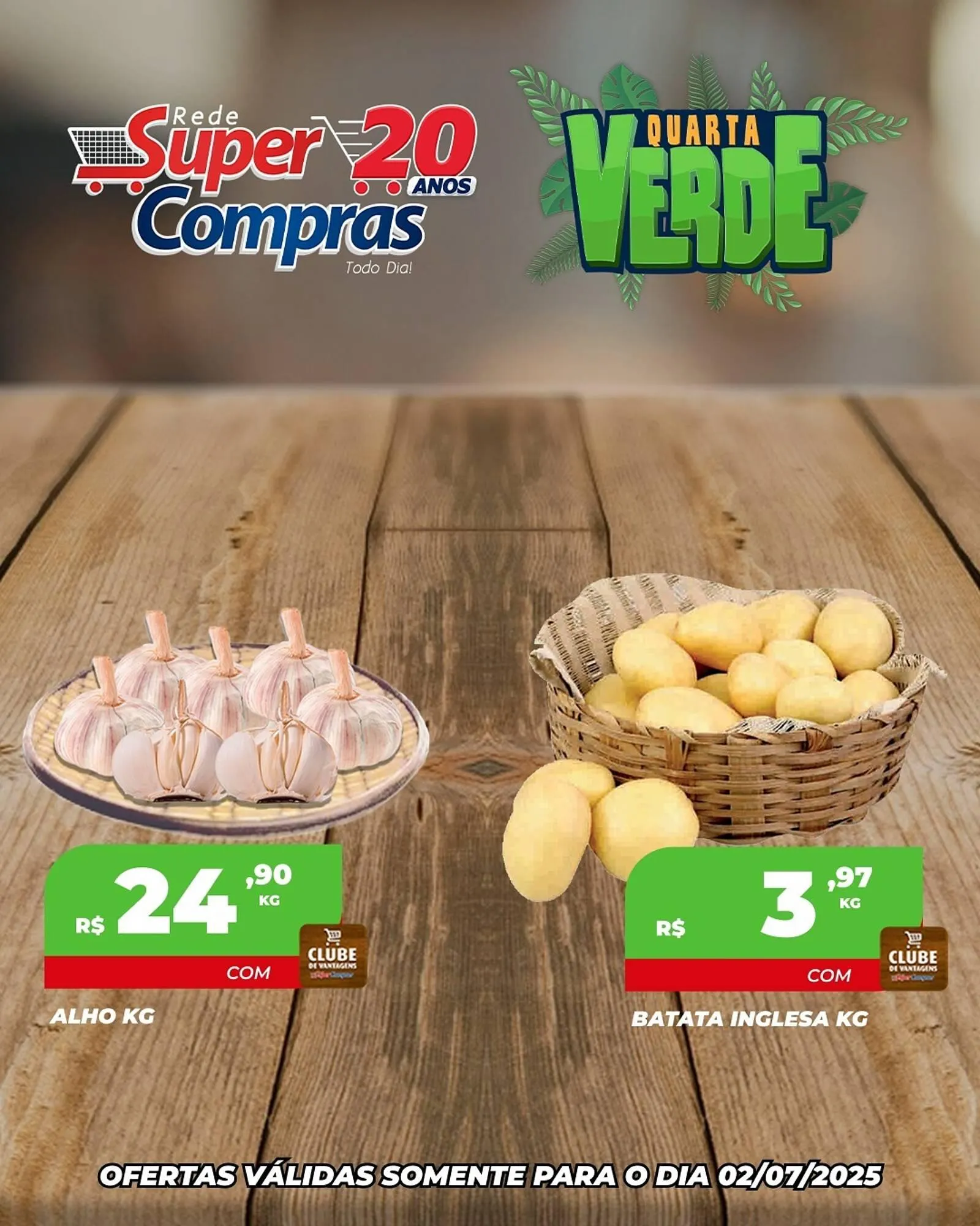 Encarte de Catálogo Rede Super Compras 2 de julho até 2 de julho 2025 - Pagina 1