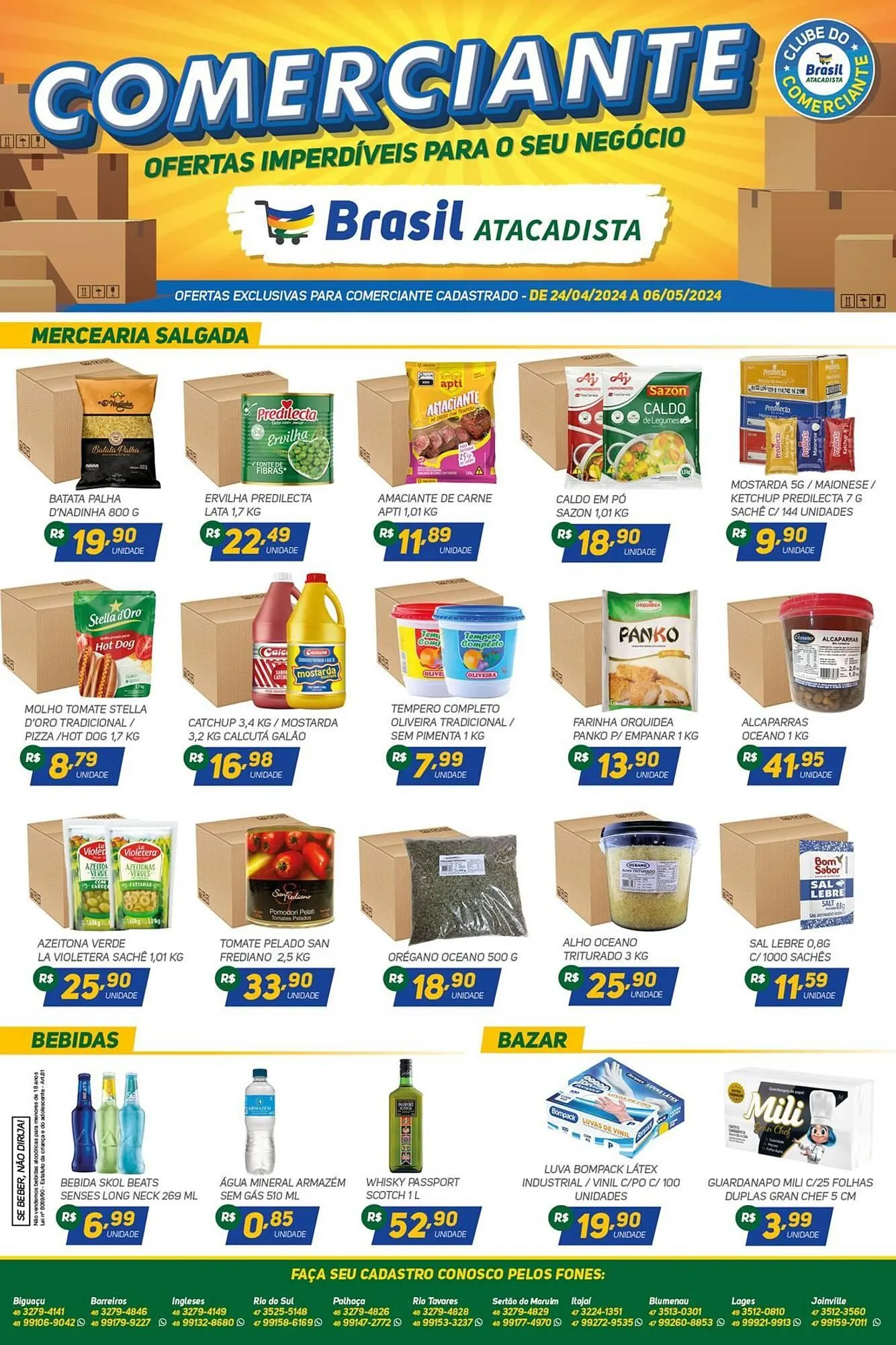 Encarte de Catálogo Brasil Atacadista 3 de maio até 6 de maio 2024 - Pagina 1