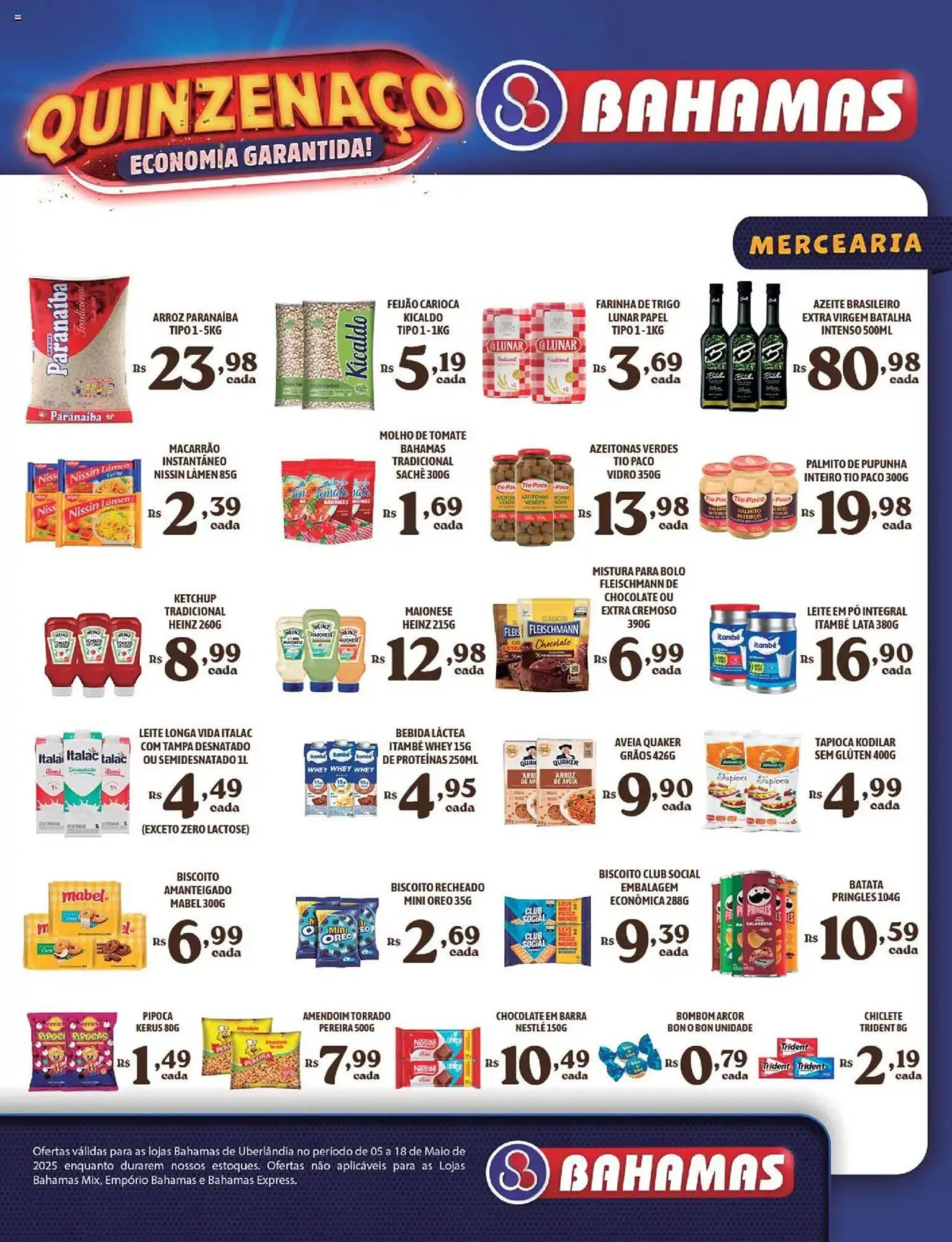 Encarte de Catálogo Bahamas Supermercados 5 de maio até 18 de maio 2025 - Pagina 3