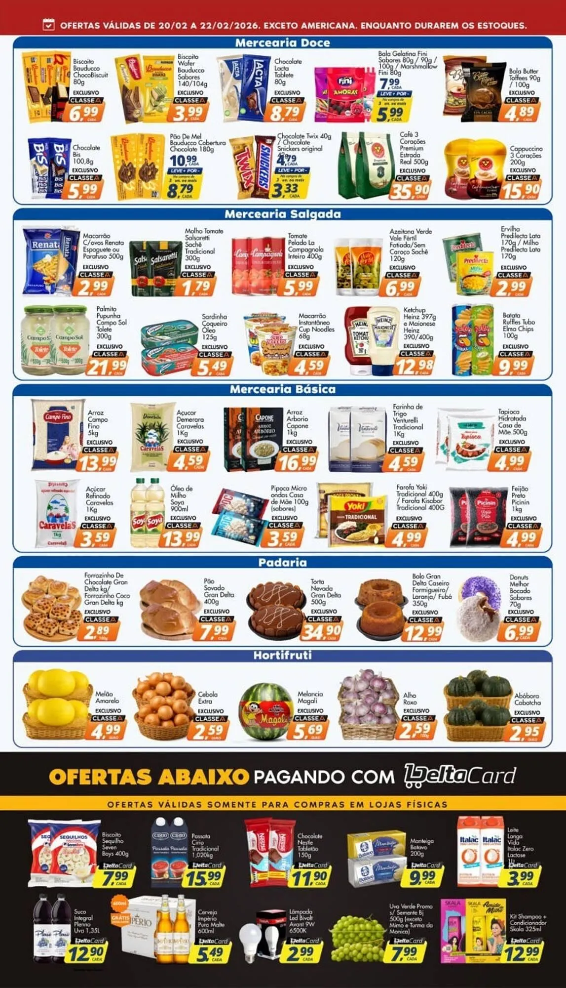 Encarte de Catálogo Delta Supermercados 20 de fevereiro até 22 de fevereiro 2026 - Pagina 2