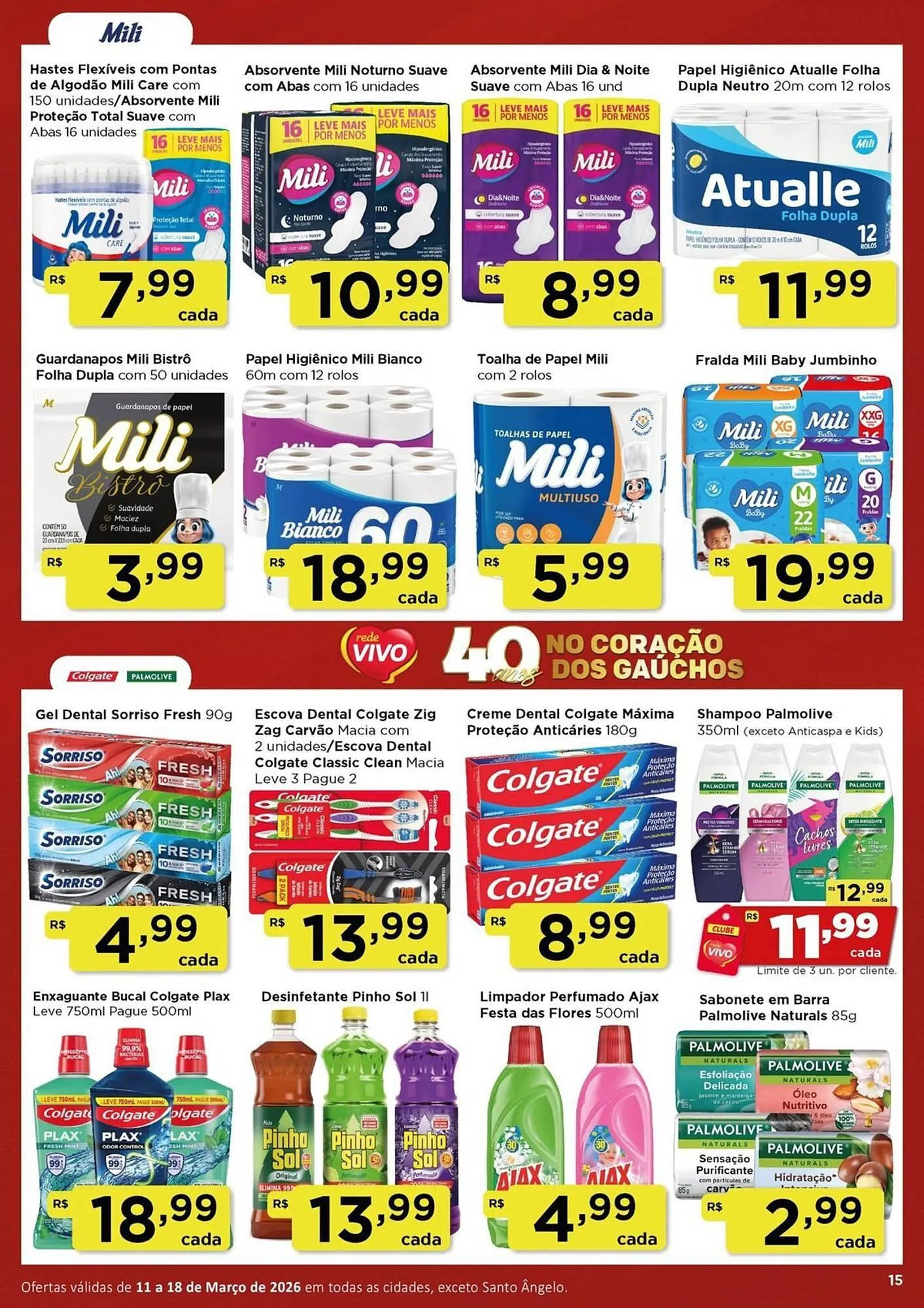 Encarte de Encarte Rede Vivo 11 de março até 18 de março 2026 - Pagina 15