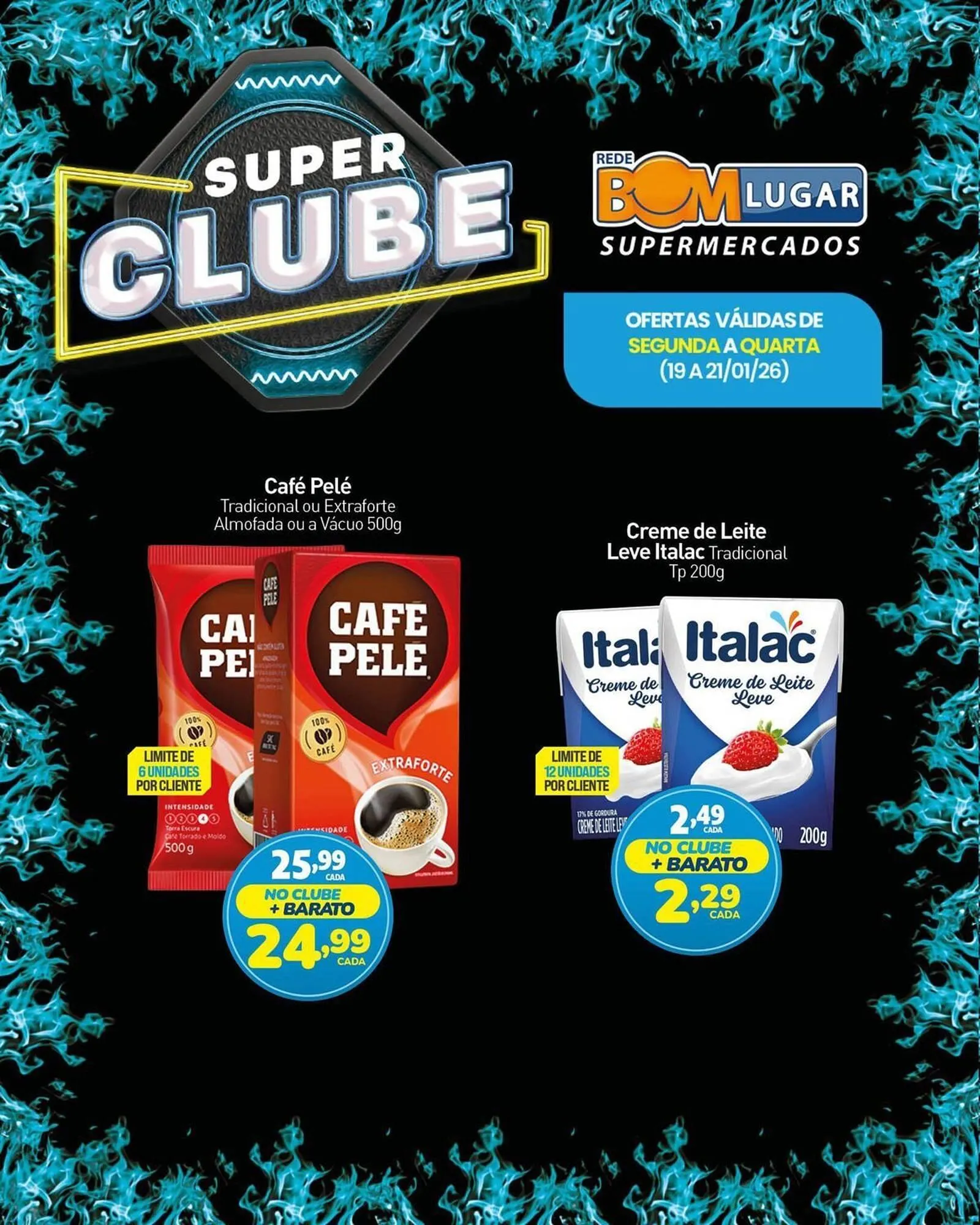 Encarte de Folheto Rede Bom Lugar 19 de janeiro até 26 de janeiro 2026 - Pagina 1