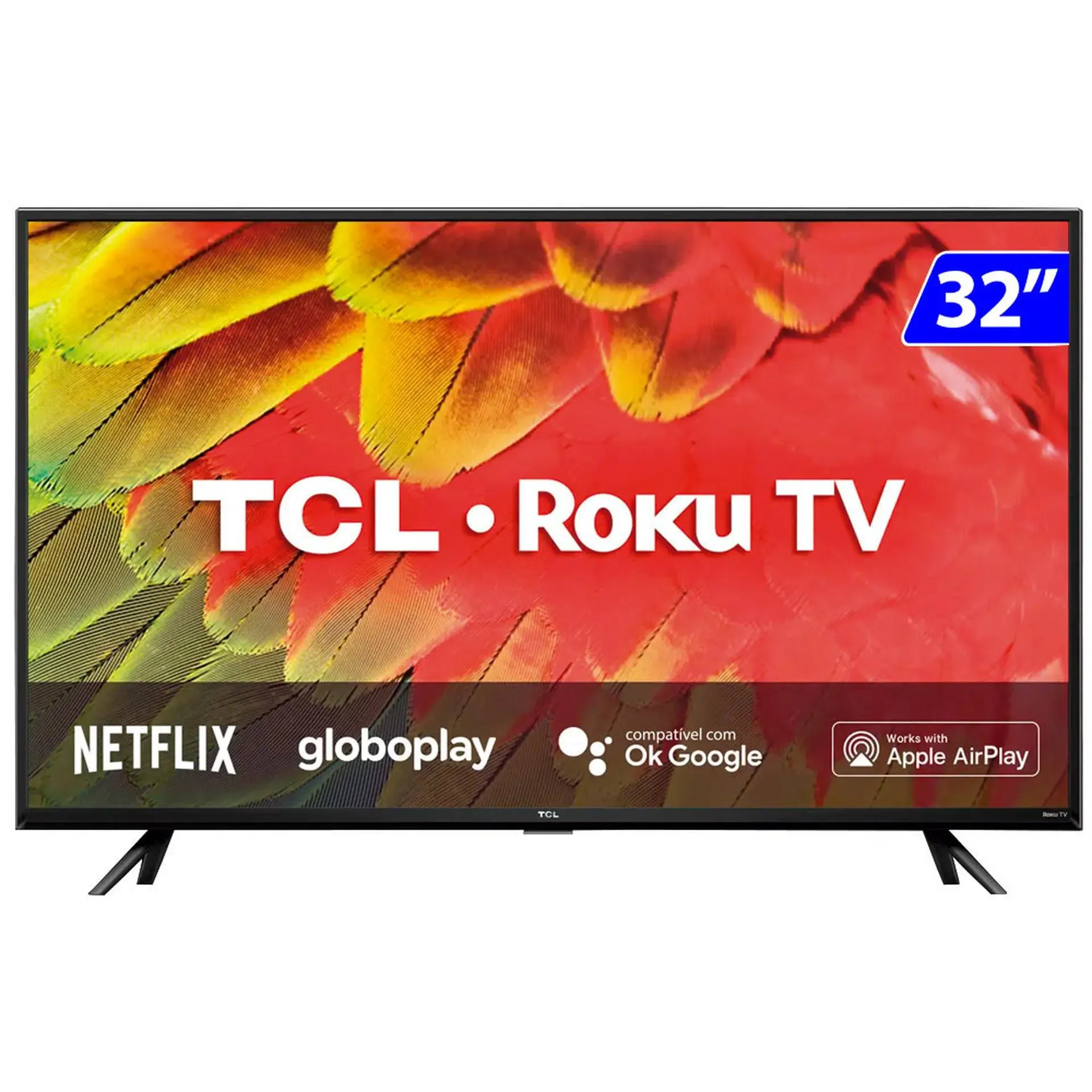 Smart TV TCL LED 32" HD Wi-Fi Roku HDMI USB 32RS530