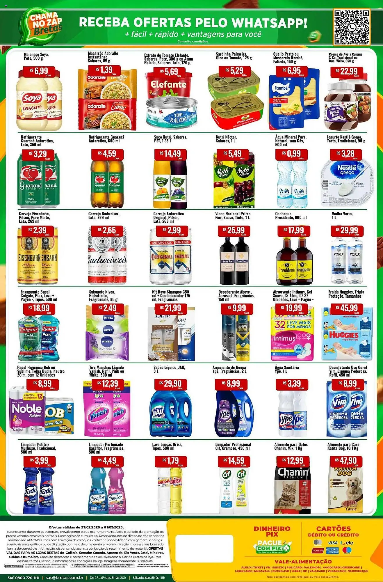 Encarte de Catálogo Supermercados Bretas 27 de fevereiro até 1 de março 2026 - Pagina 4