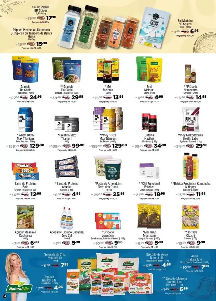 Encarte de Encarte Big Mais Supermercados 13 de março até 1 de abril 2025 - Pagina 14