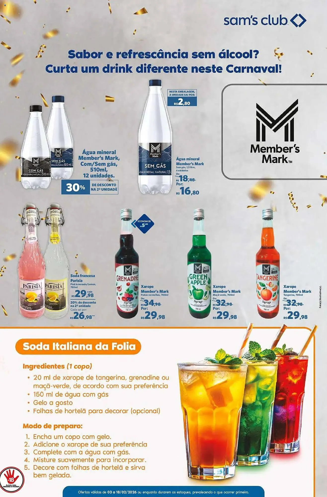 Encarte de Folheto Sam's Club 3 de fevereiro até 18 de fevereiro 2026 - Pagina 12