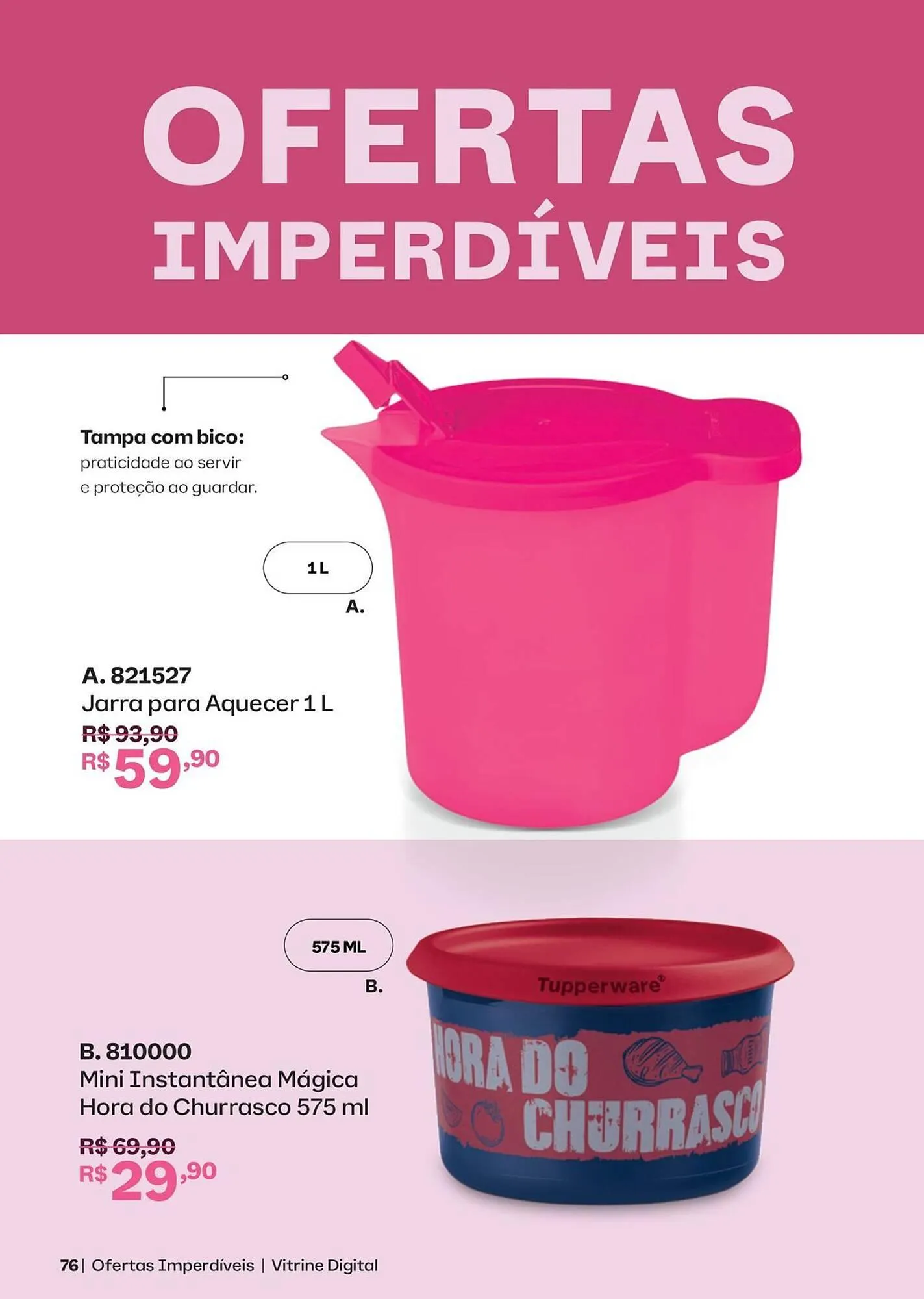 Encarte de Catálogo Tupperware 8 de maio até 31 de maio 2026 - Pagina 76