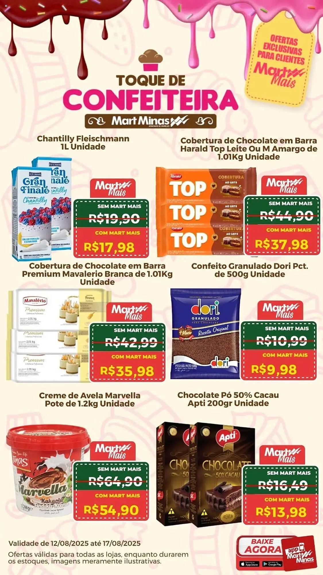 Encarte de Catálogo Mart Minas 13 de agosto até 17 de agosto 2025 - Pagina 1