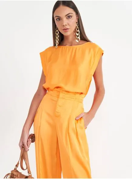 Blusa Oversized Decote V