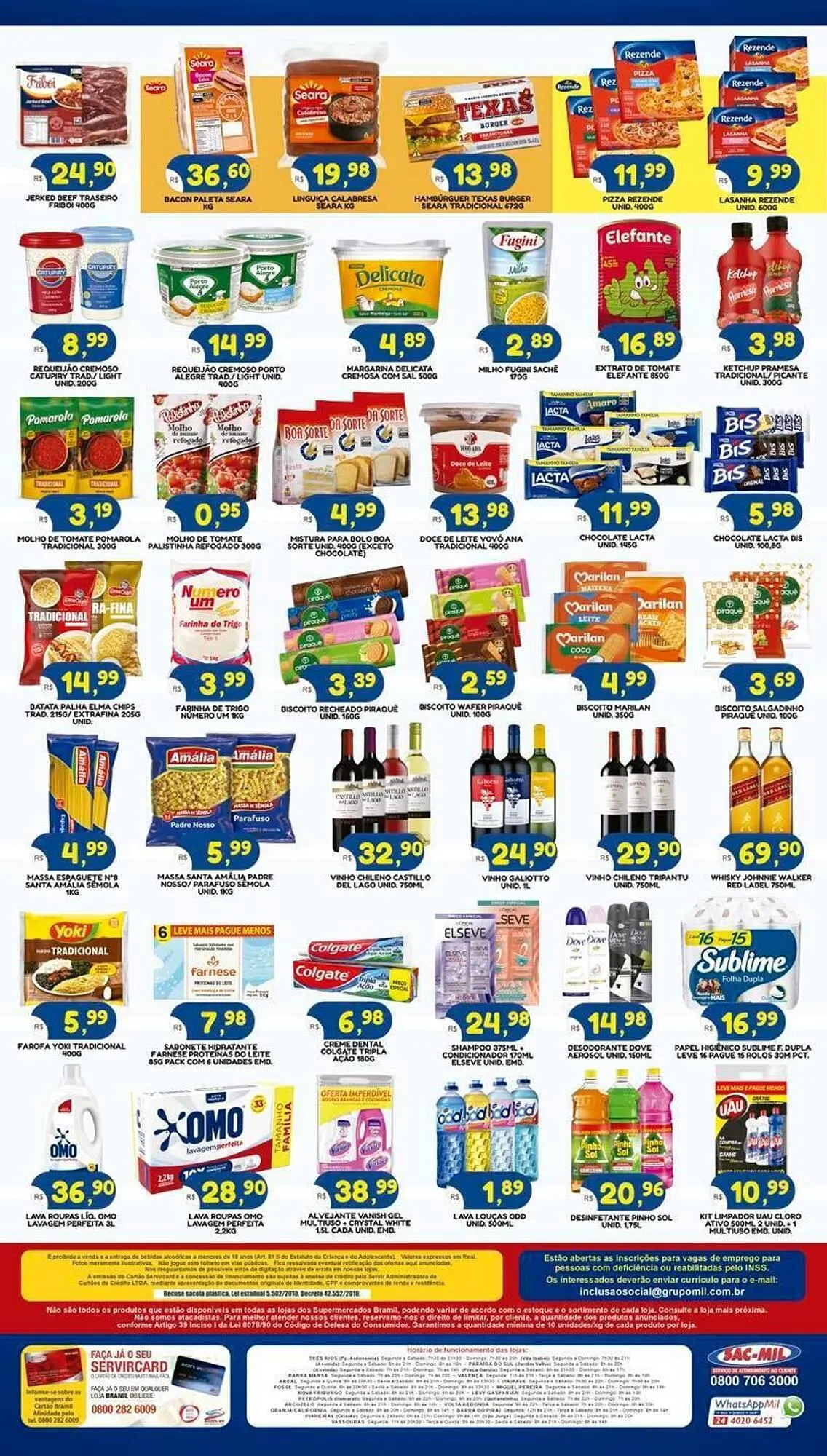 Encarte de Catálogo Bramil Supermercados 8 de agosto até 10 de agosto 2025 - Pagina 2