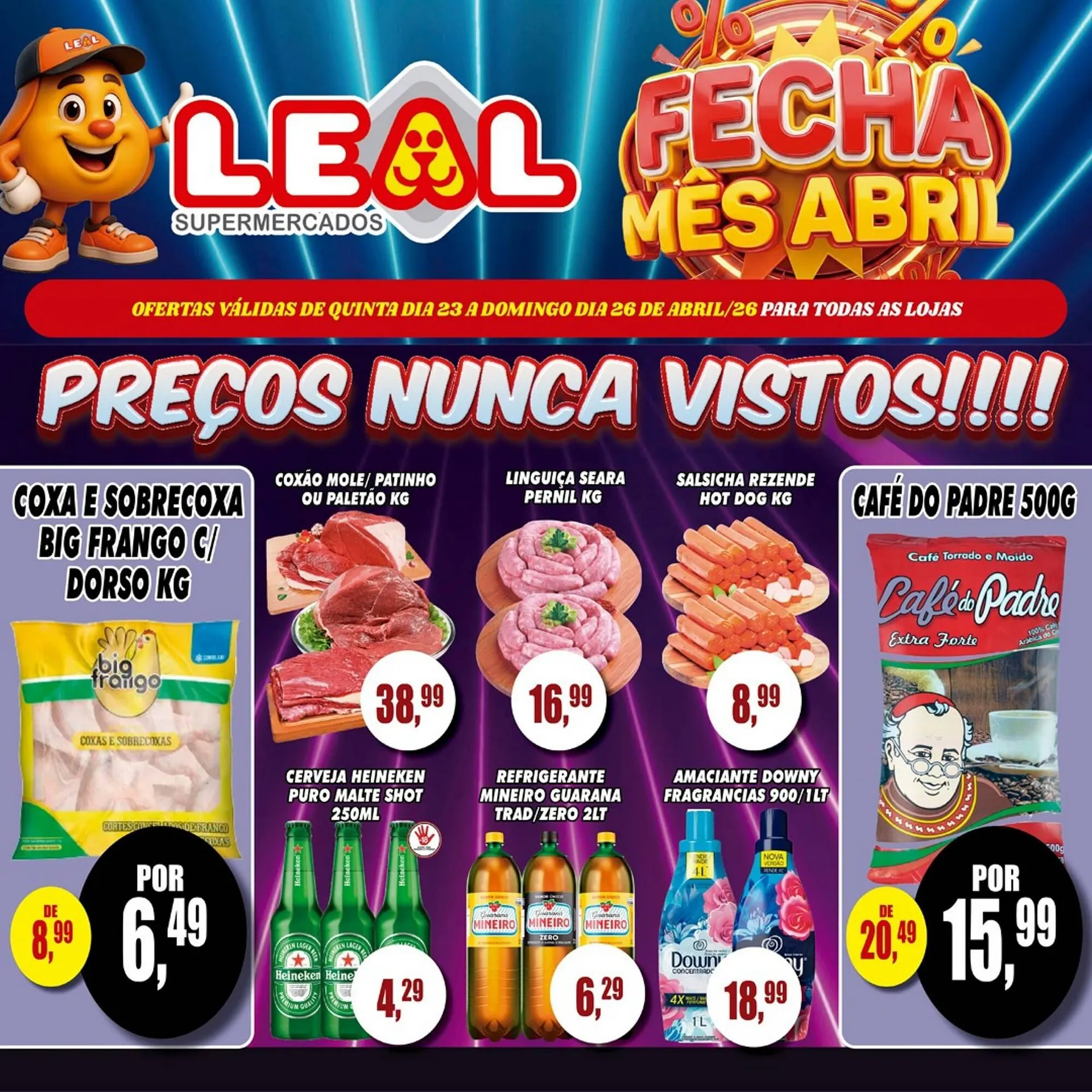 Encarte de Folheto Supermercado leal 23 de abril até 26 de abril 2026 - Pagina 5