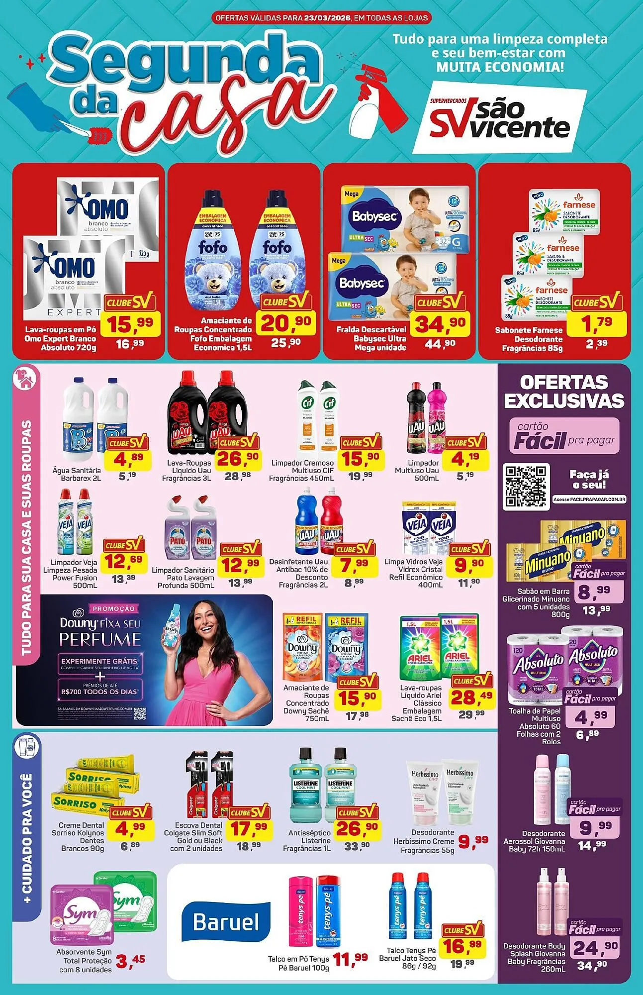 Encarte de Catálogo Supermercados São Vicente 23 de março até 23 de março 2026 - Pagina 1