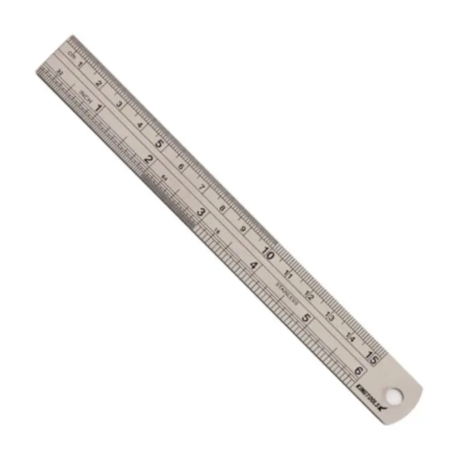 Escala de Aço Inoxidável 150mm/6" 600.003 KINGTOOLS
