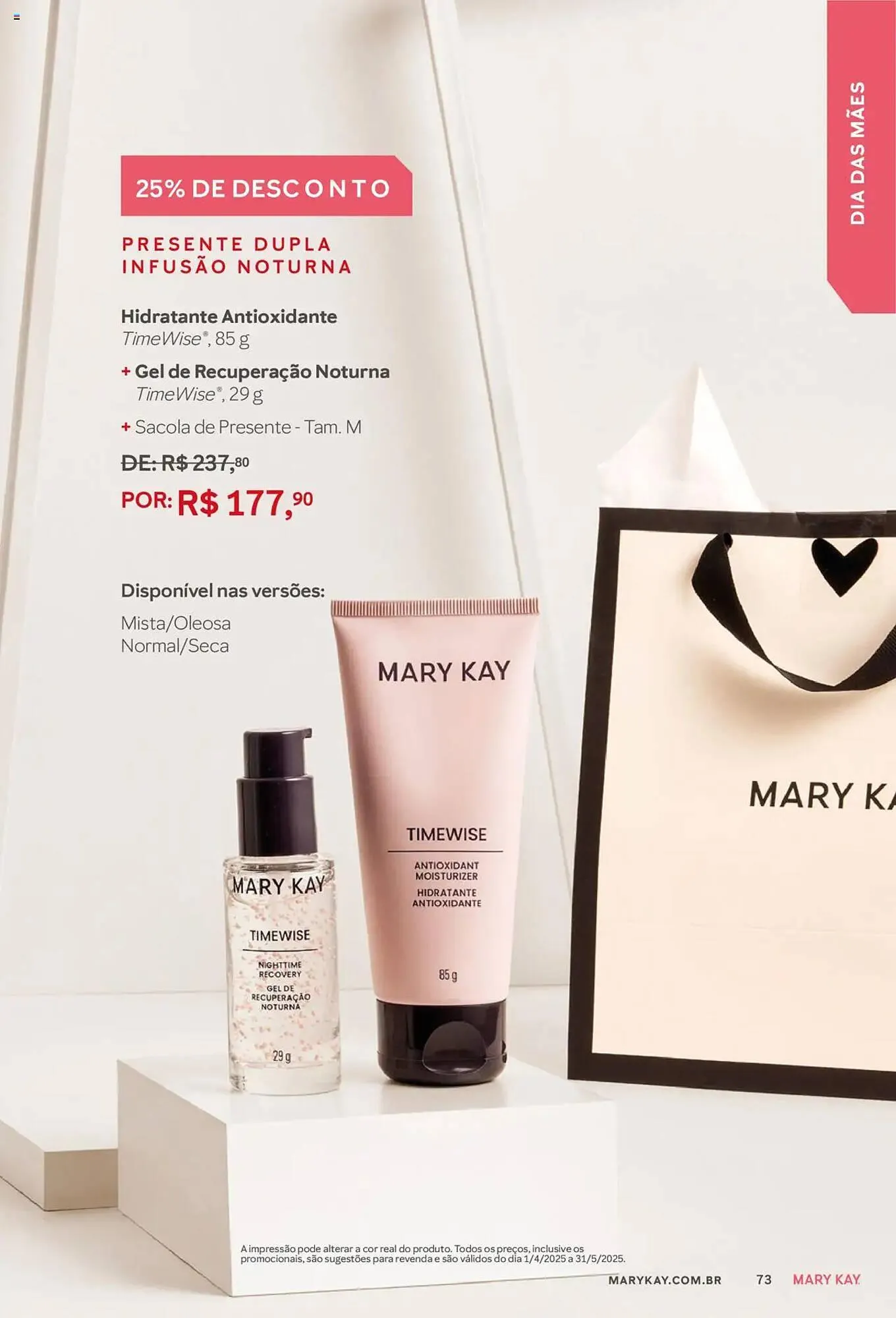 Encarte de Catálogo Mary Kay 1 de abril até 30 de abril 2025 - Pagina 73