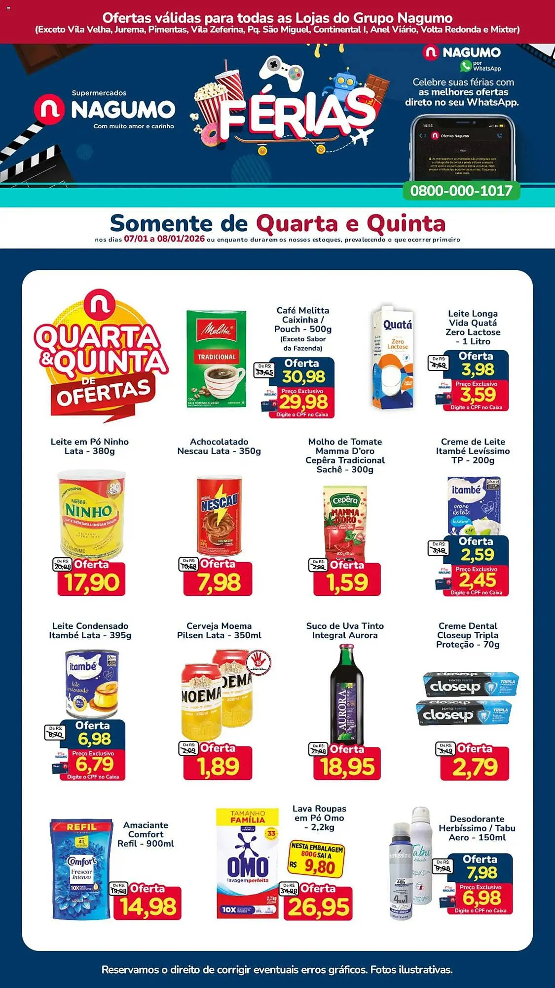 Encarte de Folheto Nagumo 7 de janeiro até 8 de janeiro 2026 - Pagina 1