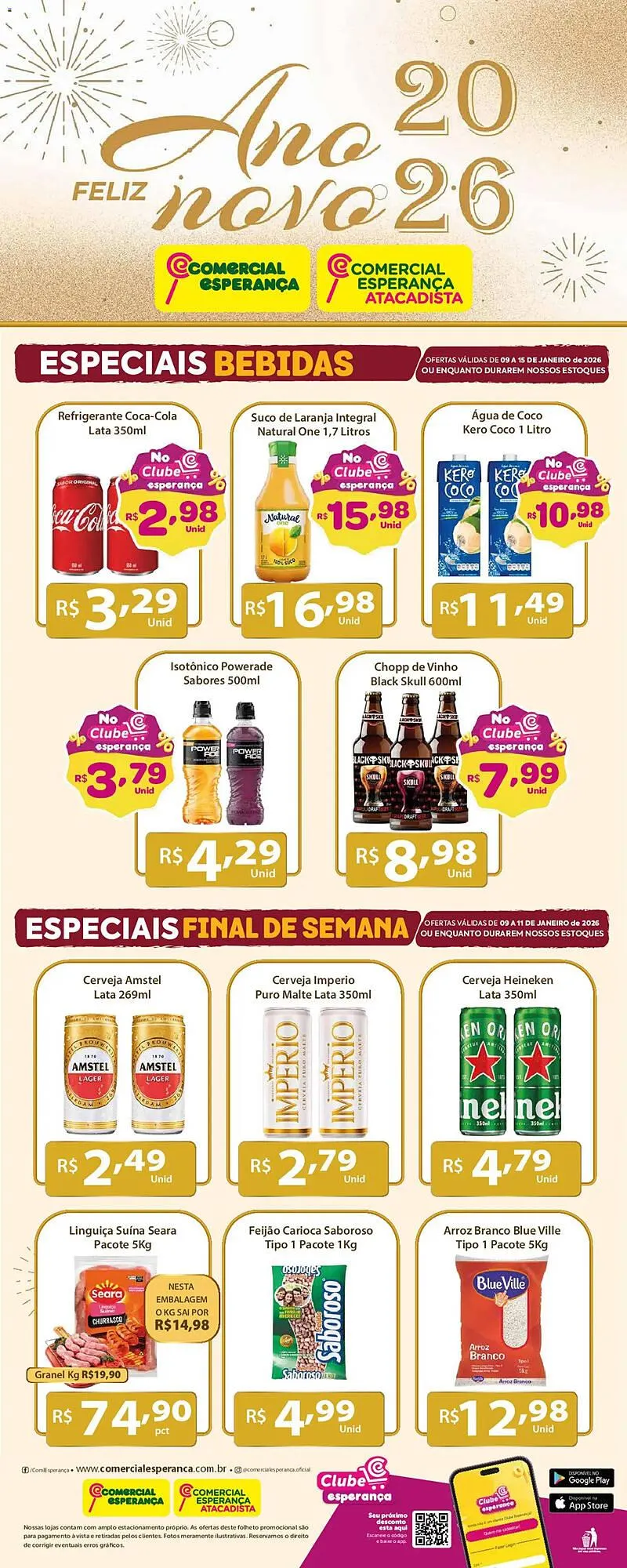 Encarte de Folheto Comercial Esperança 9 de janeiro até 15 de janeiro 2026 - Pagina 1
