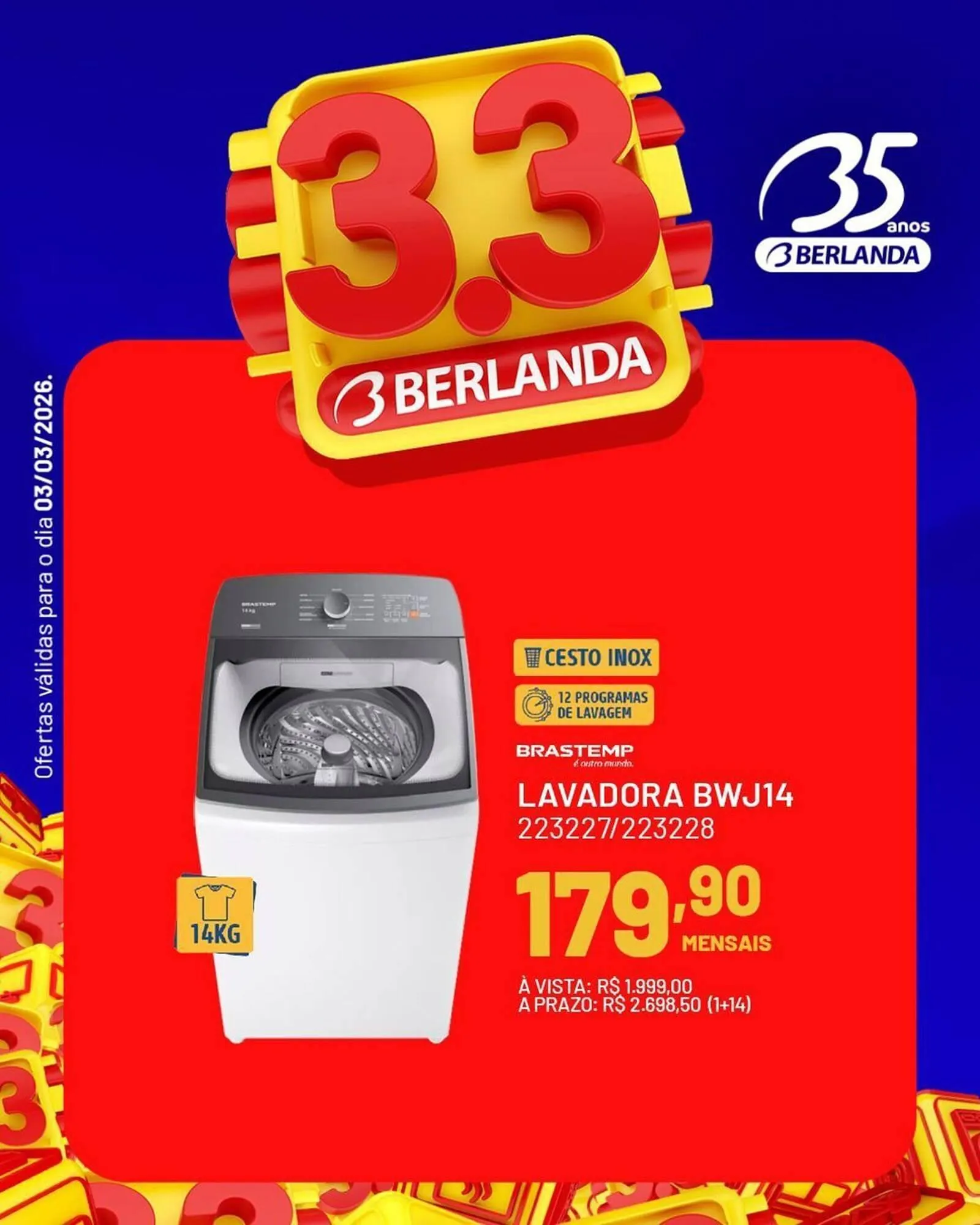 Encarte de Catálogo Berlanda 2 de março até 3 de março 2026 - Pagina 5