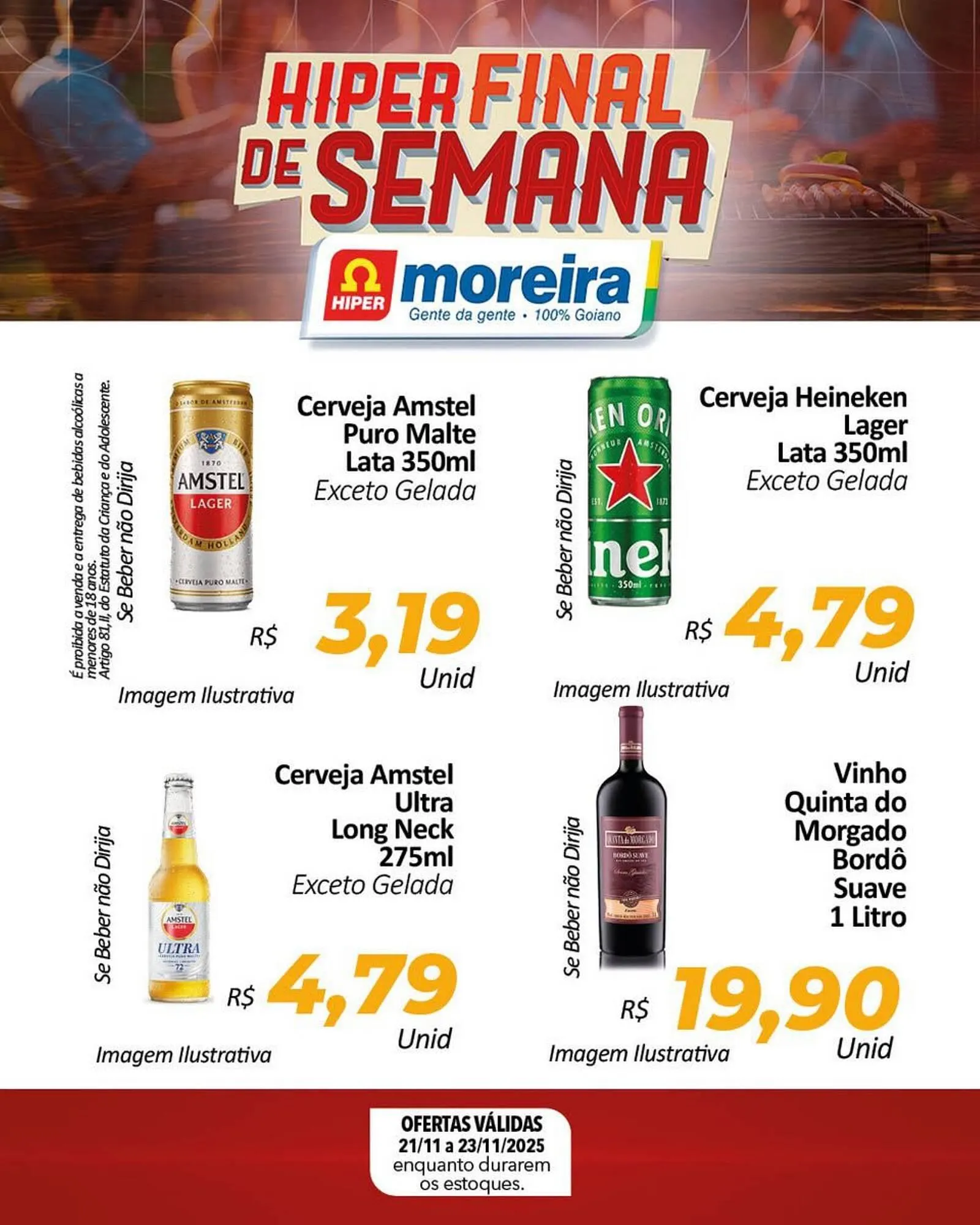 Encarte de Catálogo Hiper Moreira 21 de novembro até 23 de novembro 2025 - Pagina 1
