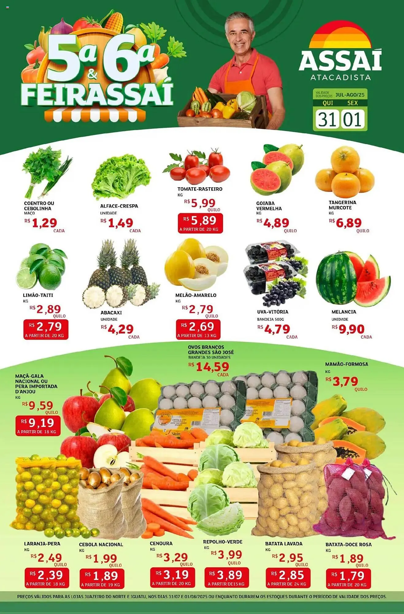 Encarte de Catálogo Assaí Atacadista 31 de julho até 2 de agosto 2025 - Pagina 1