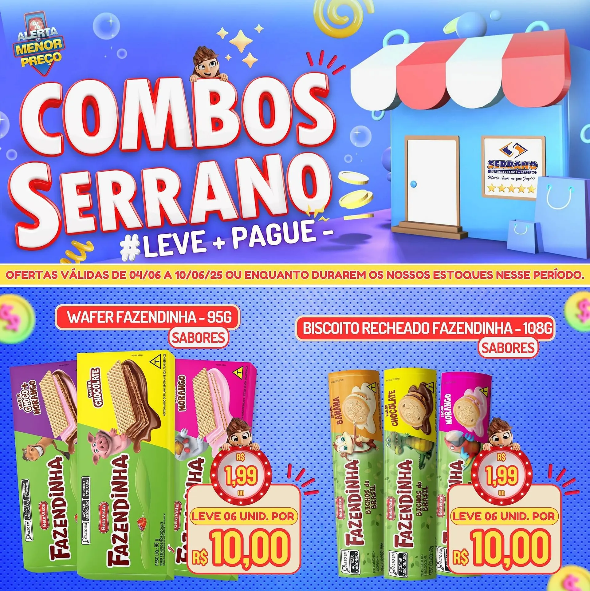 Encarte de Catálogo Serrano Supermercado 4 de junho até 10 de junho 2025 - Pagina 2