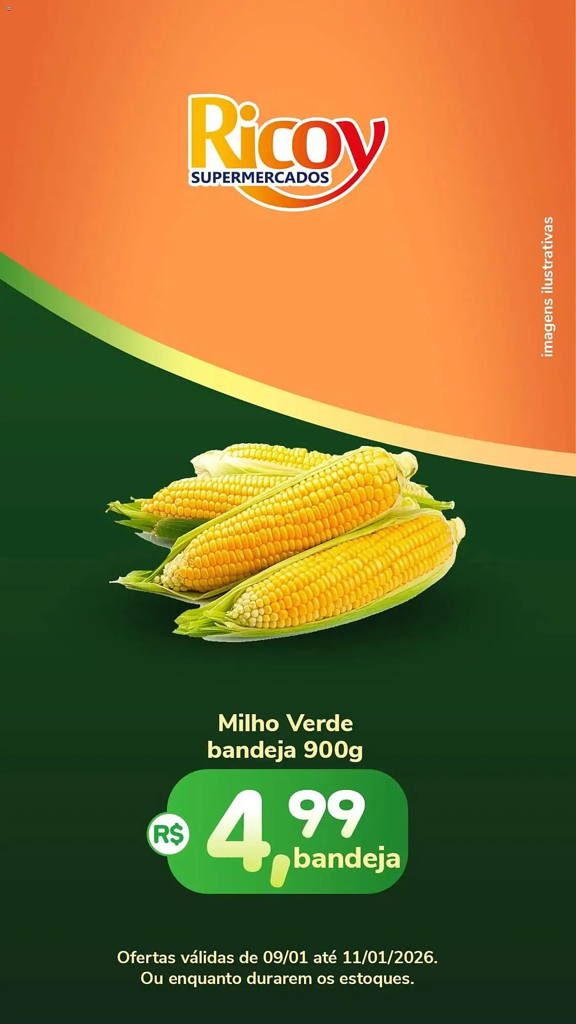 Encarte de Catálogo Ricoy Supermercados 9 de janeiro até 11 de janeiro 2026 - Pagina 1