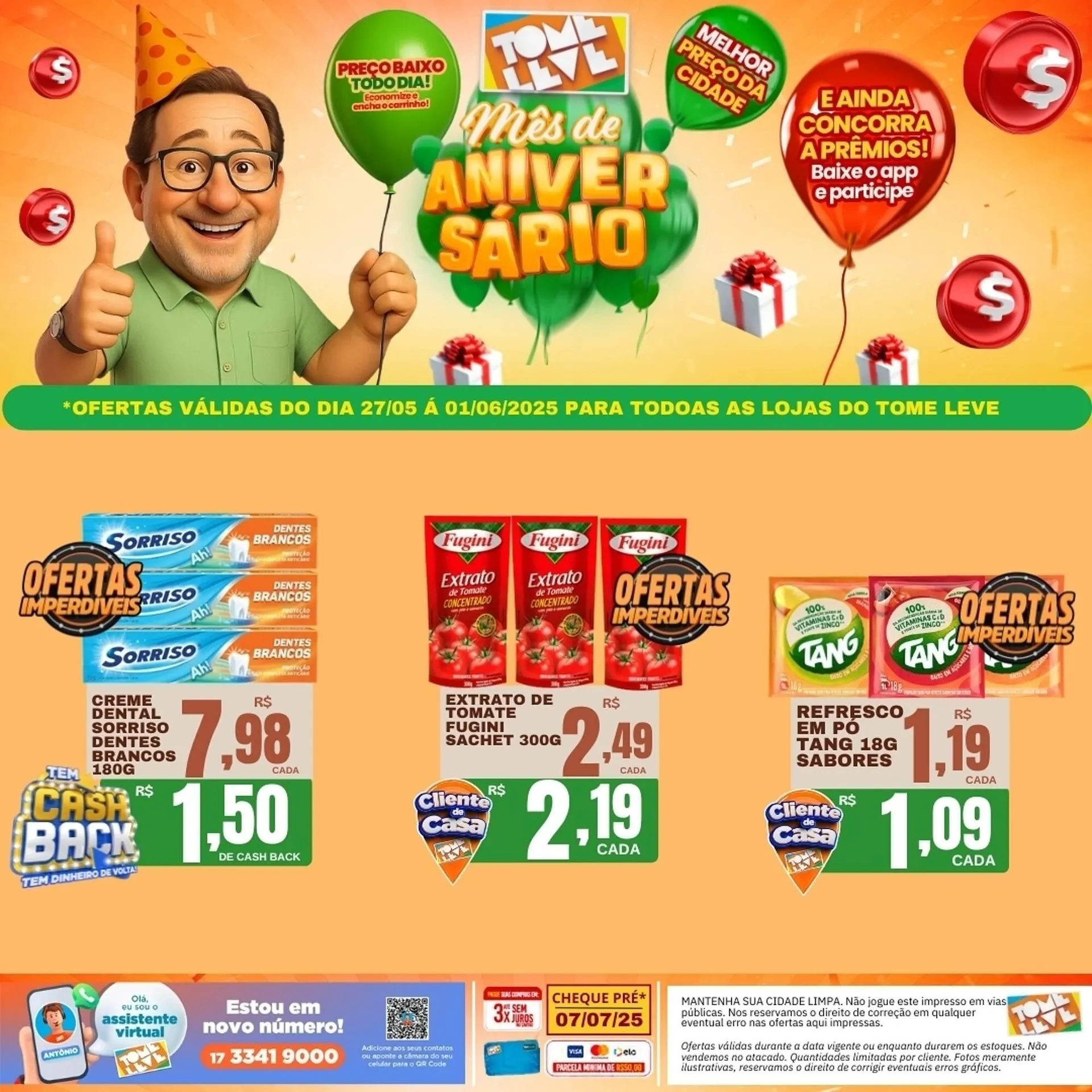 Encarte de Catálogo Tome Leve 27 de maio até 1 de junho 2025 - Pagina 2