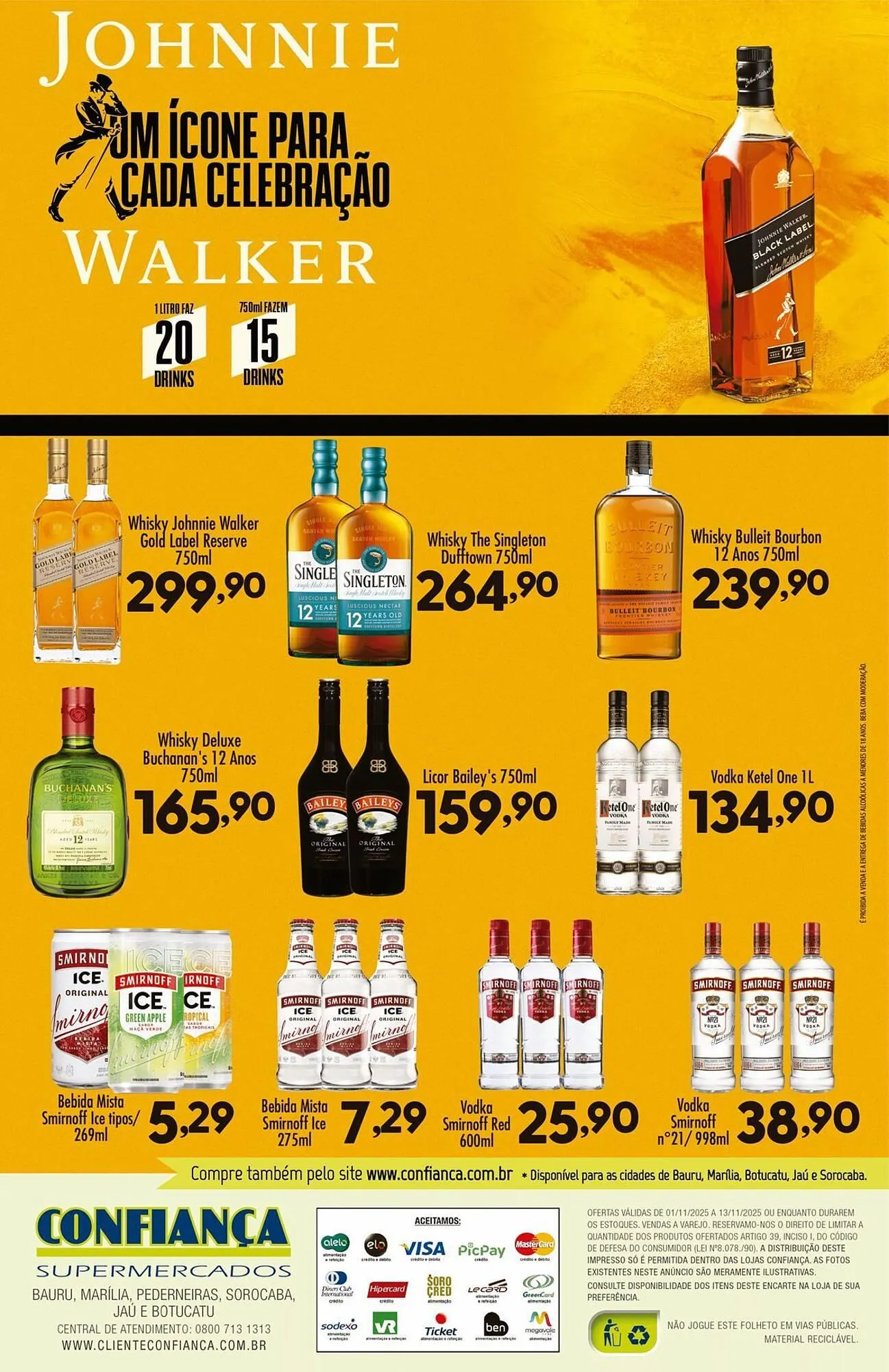 Encarte de Catálogo Confiança Supermercados 4 de novembro até 15 de novembro 2025 - Pagina 10