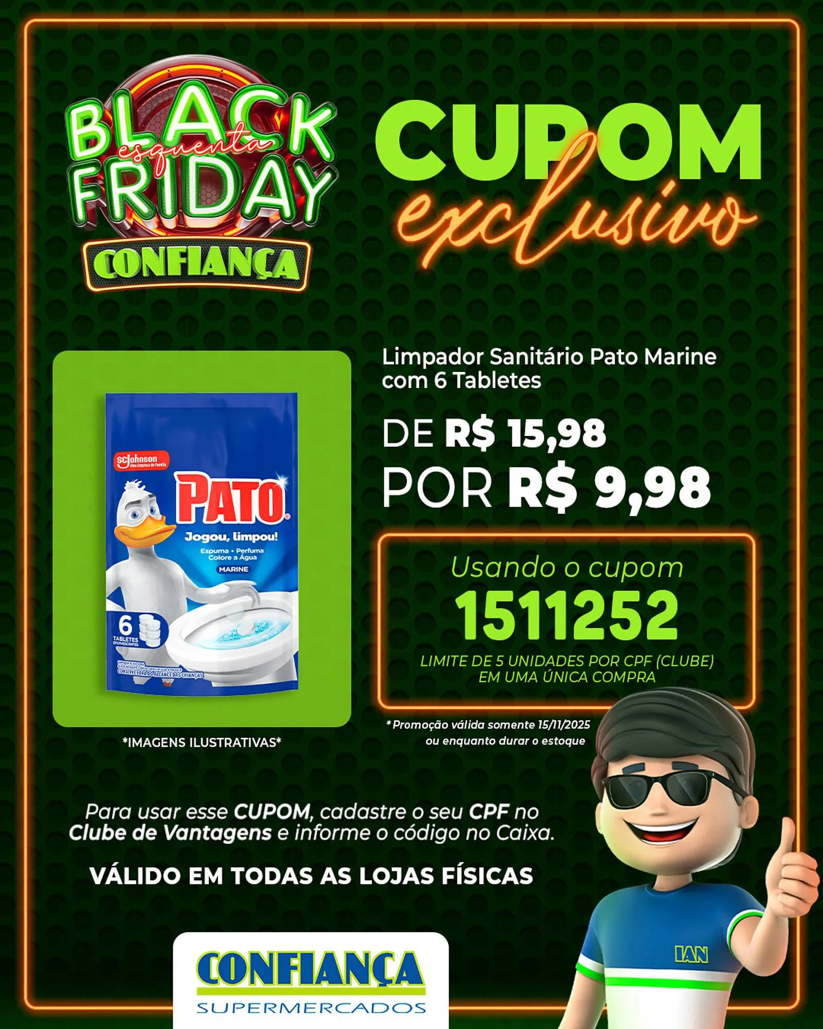 Encarte de Catálogo Confiança Supermercados 15 de novembro até 17 de novembro 2025 - Pagina 2