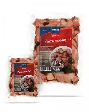 Bacon em Cubos Suinco 250G