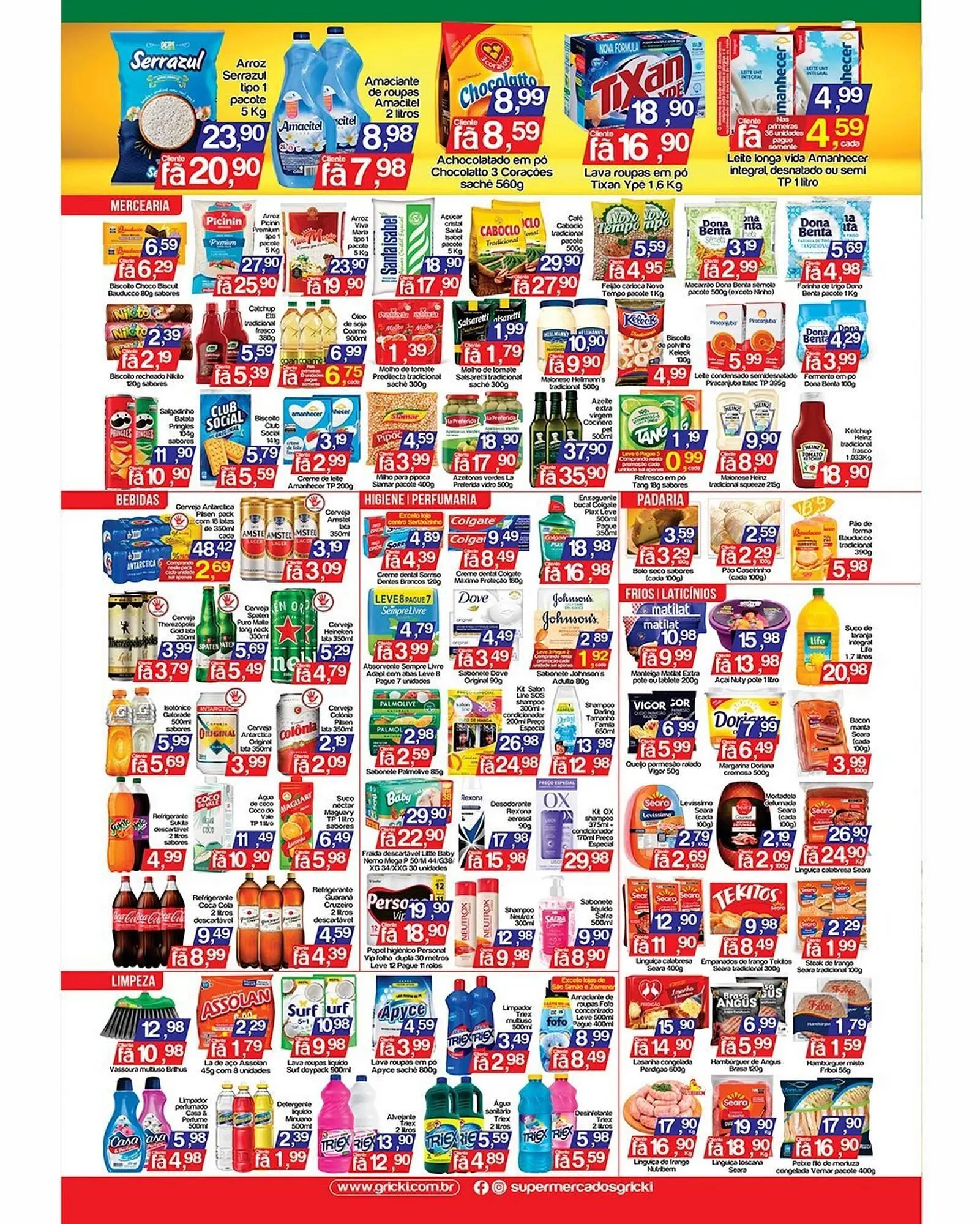Encarte de Catálogo Supermercados Gricki 21 de abril até 22 de abril 2025 - Pagina 2