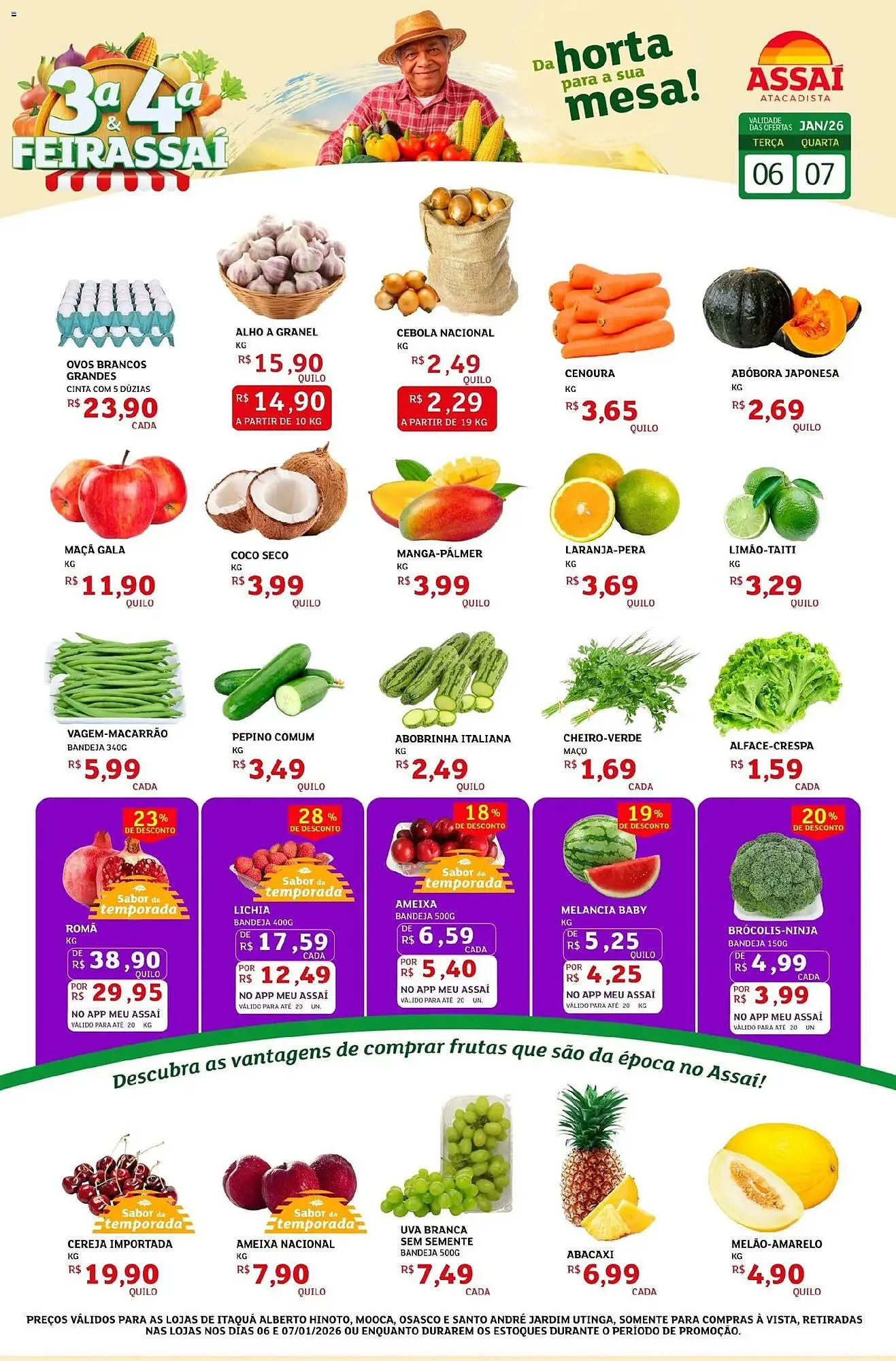 Encarte de Encarte Assaí Atacadista 6 de janeiro até 7 de janeiro 2026 - Pagina 1