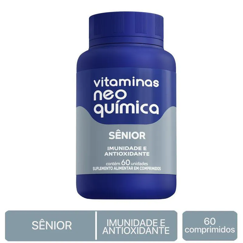 Vitaminas Neo Quimica Sênior Com 60 Comprimidos