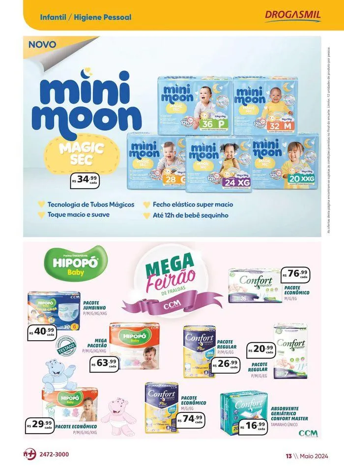 Encarte de Aniversário Drogasmil 3 de maio até 2 de junho 2024 - Pagina 13