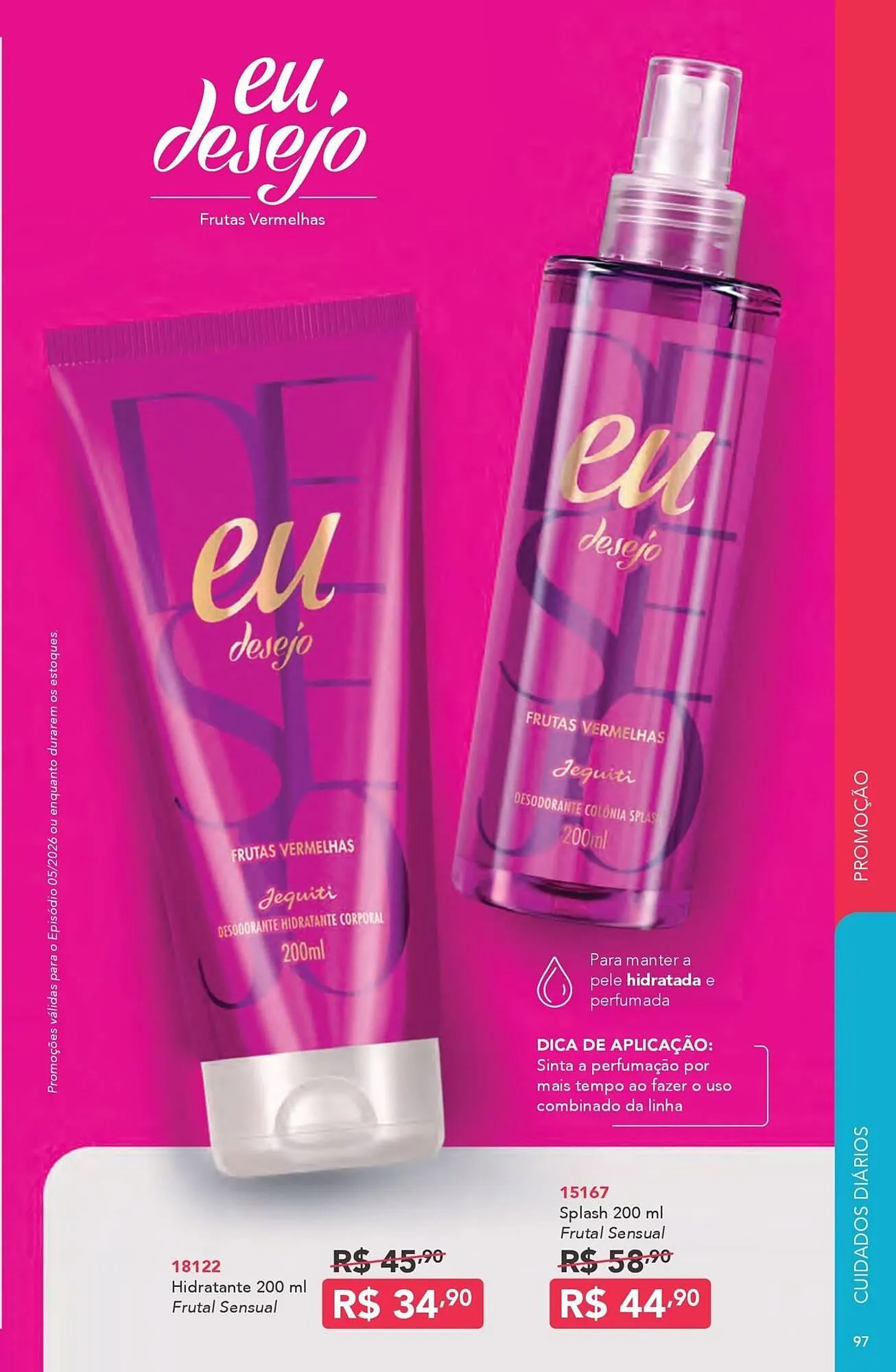 Encarte de Catálogo Jequiti 1 de maio até 31 de maio 2026 - Pagina 97