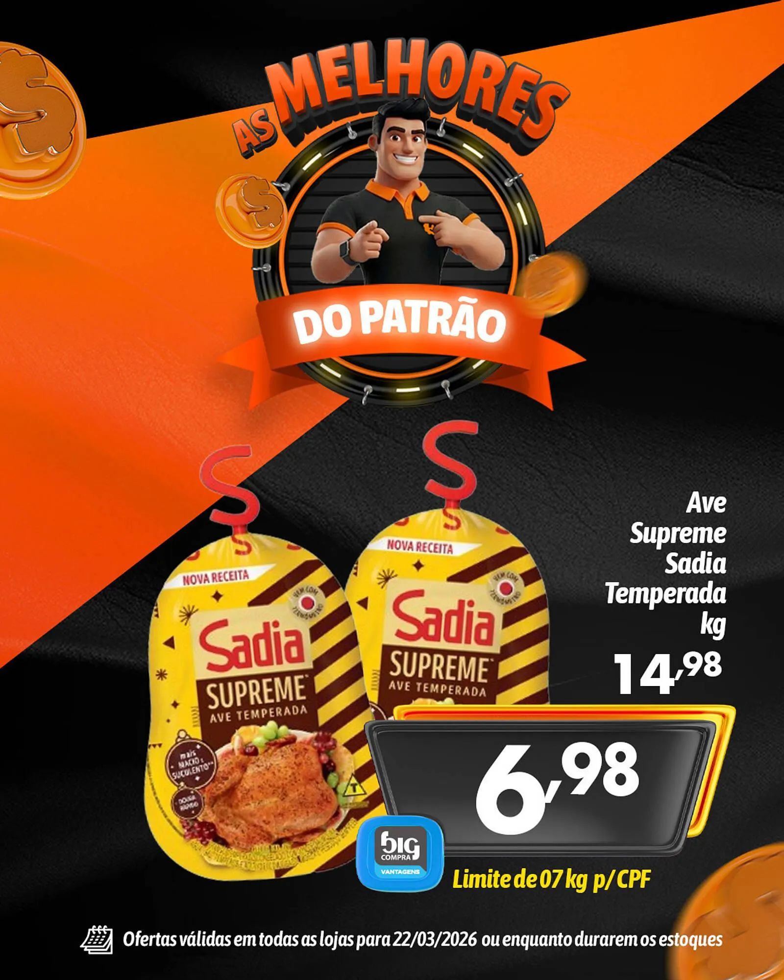 Encarte de Catálogo Supermercados Big Compra 22 de março até 22 de março 2026 - Pagina 3