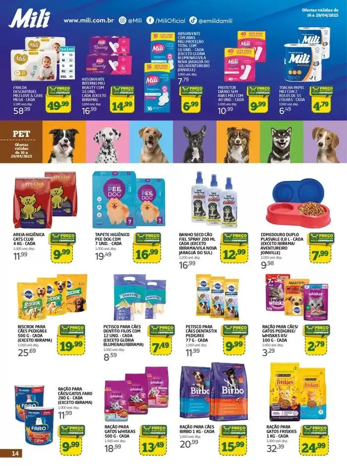 Encarte de Tabloide Quinzenal 16 de abril até 29 de abril 2025 - Pagina 14