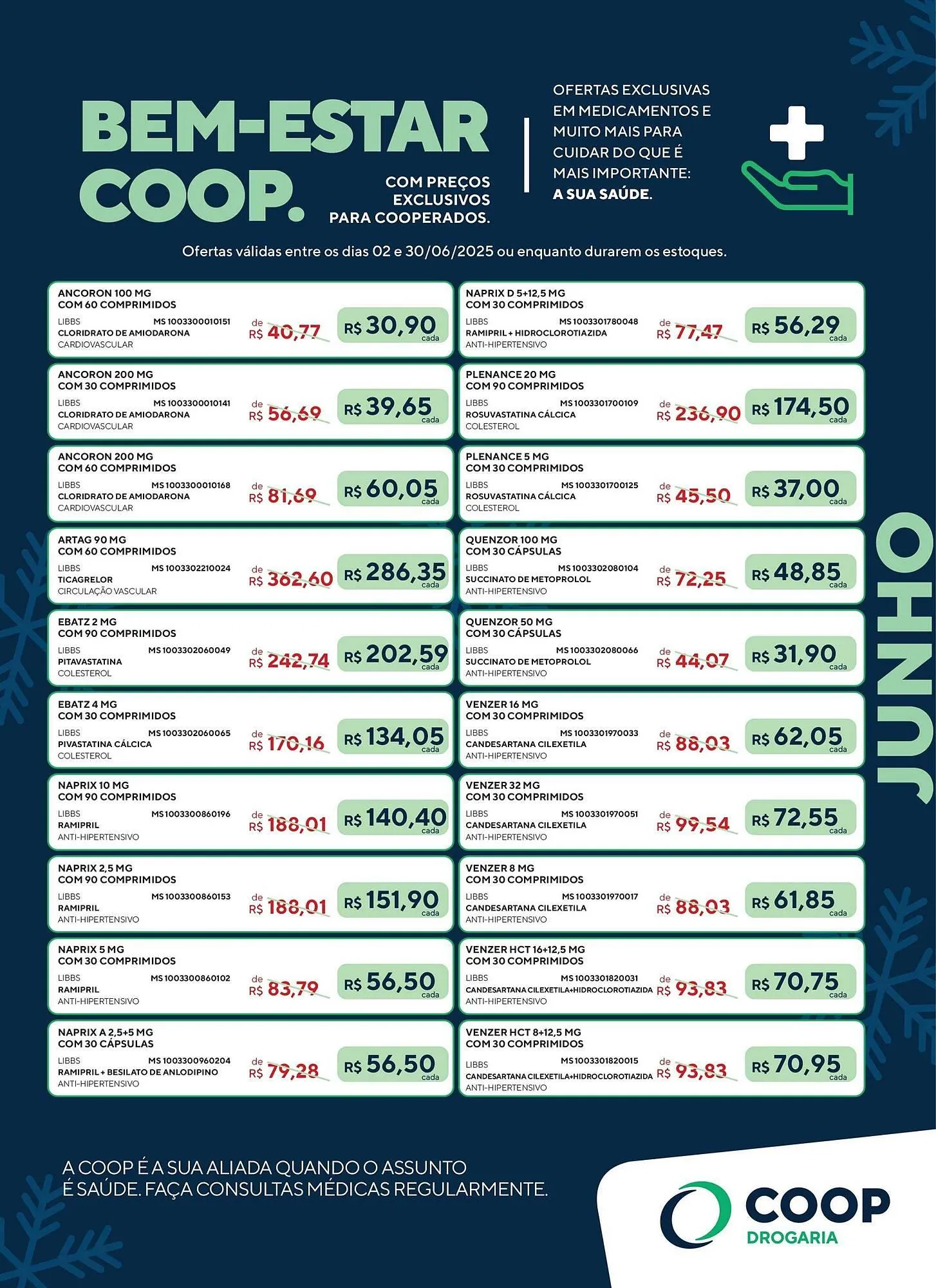 Encarte de Catálogo Drogaria Coop 29 de maio até 30 de junho 2025 - Pagina 18