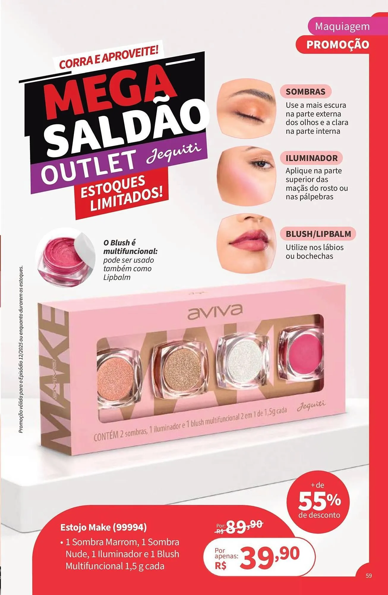 Encarte de Catálogo Jequiti 25 de agosto até 31 de dezembro 2025 - Pagina 59