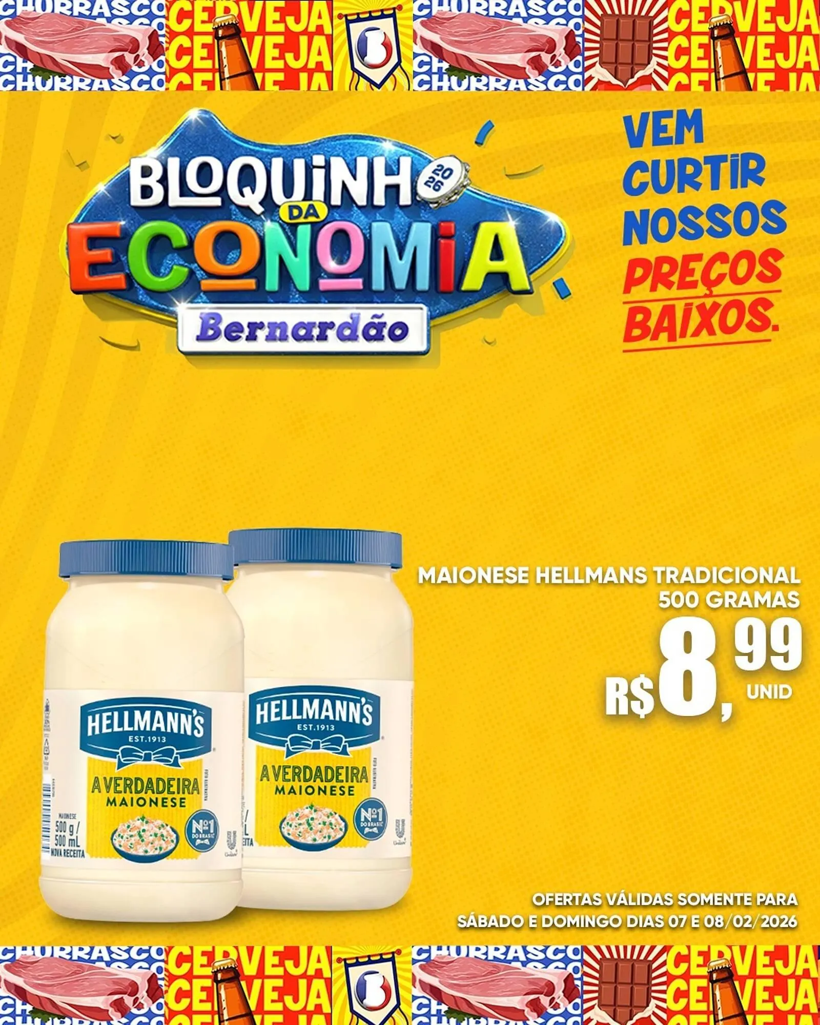 Encarte de Catálogo Supermercado Bernardão 7 de fevereiro até 8 de fevereiro 2026 - Pagina 2