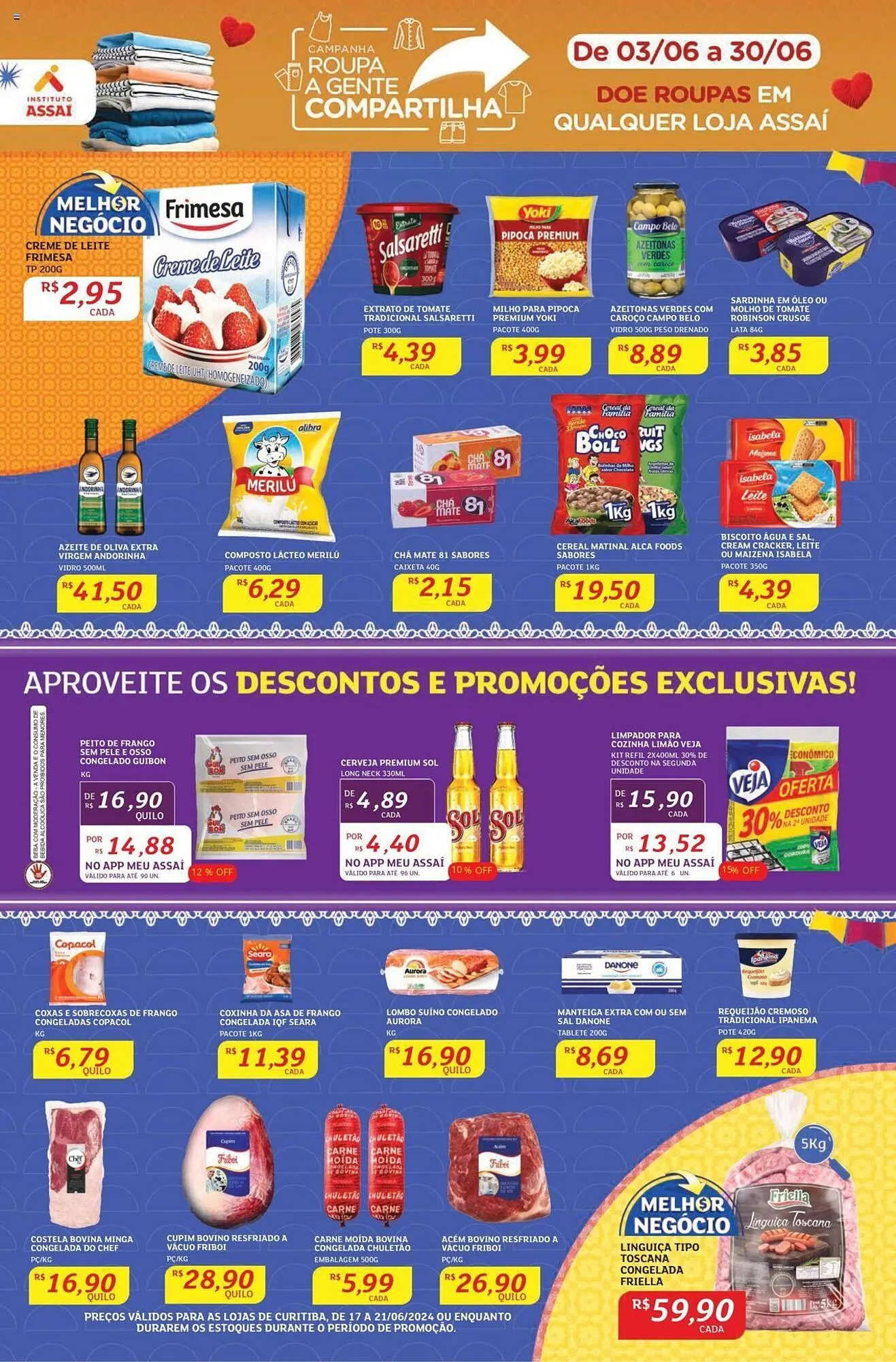 Encarte de Catálogo Assaí Atacadista 17 de junho até 21 de junho 2024 - Pagina 3
