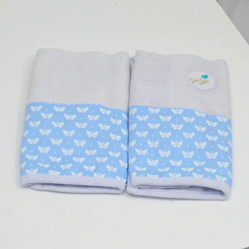 Kit Toalha de Boca 2 Unidades Estampadas