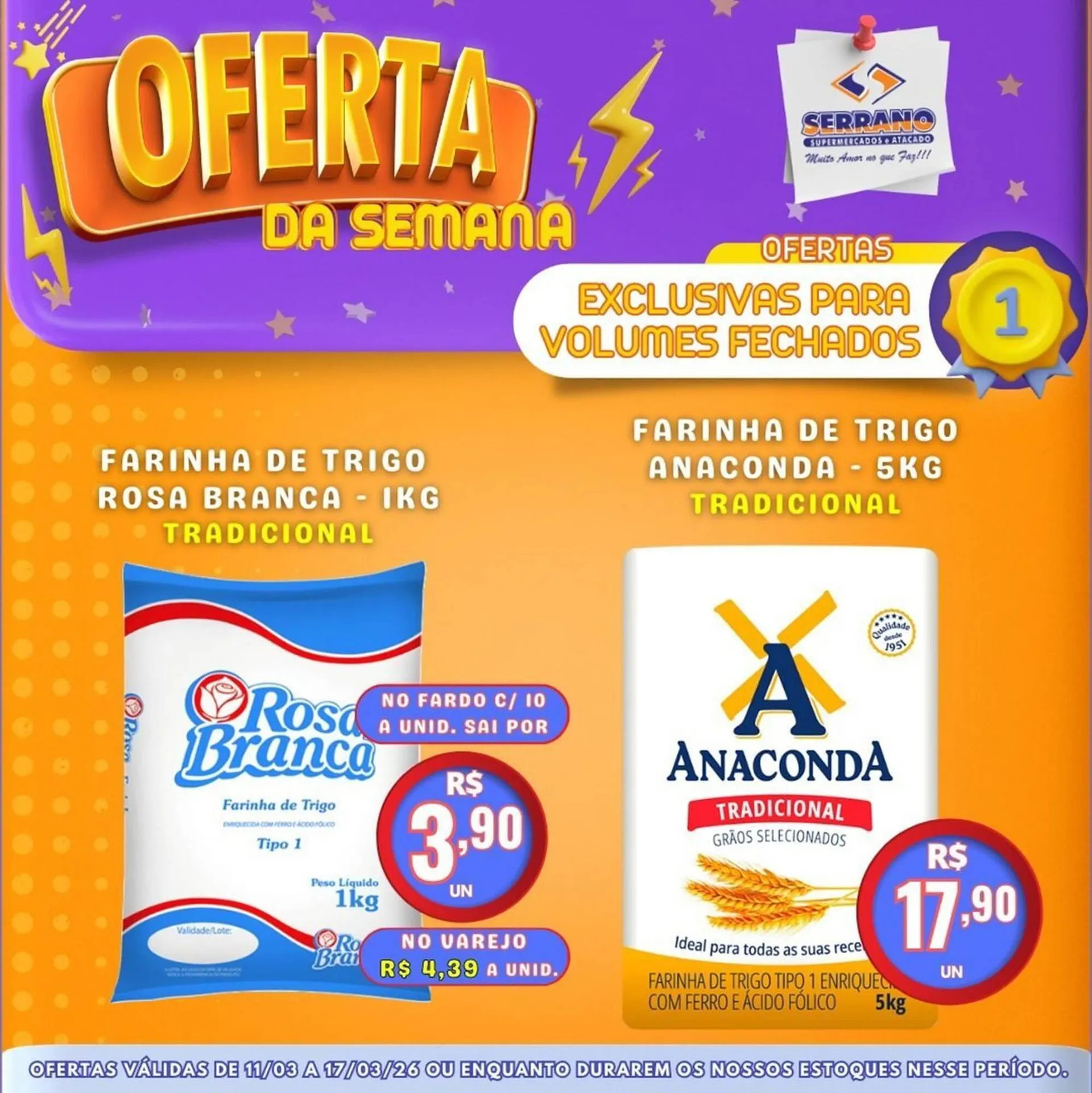 Encarte de Catálogo Serrano Supermercado 11 de março até 17 de março 2026 - Pagina 4